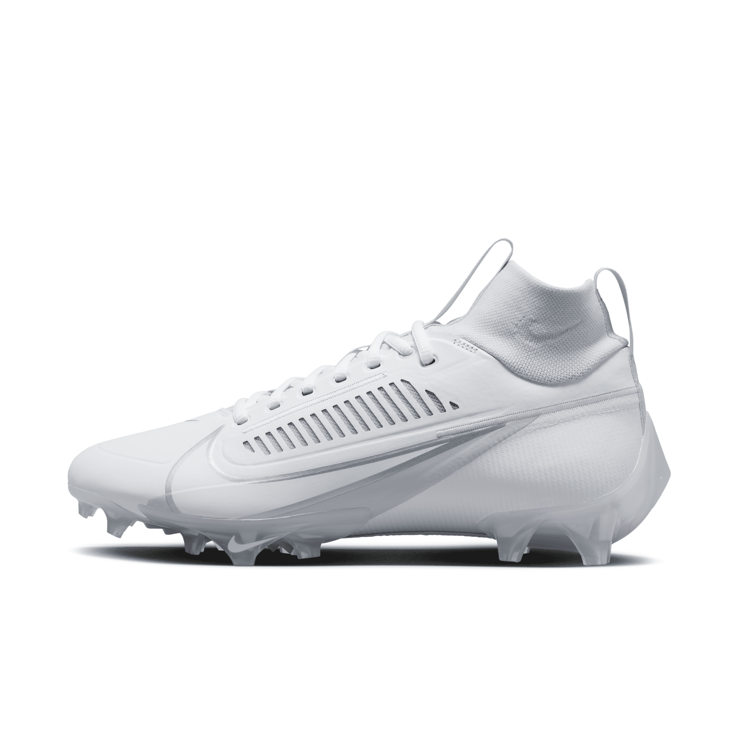 Nike Men's Vapor Edge Pro 360 2 Football Cleats In White/metallic Silver/pure Platinum