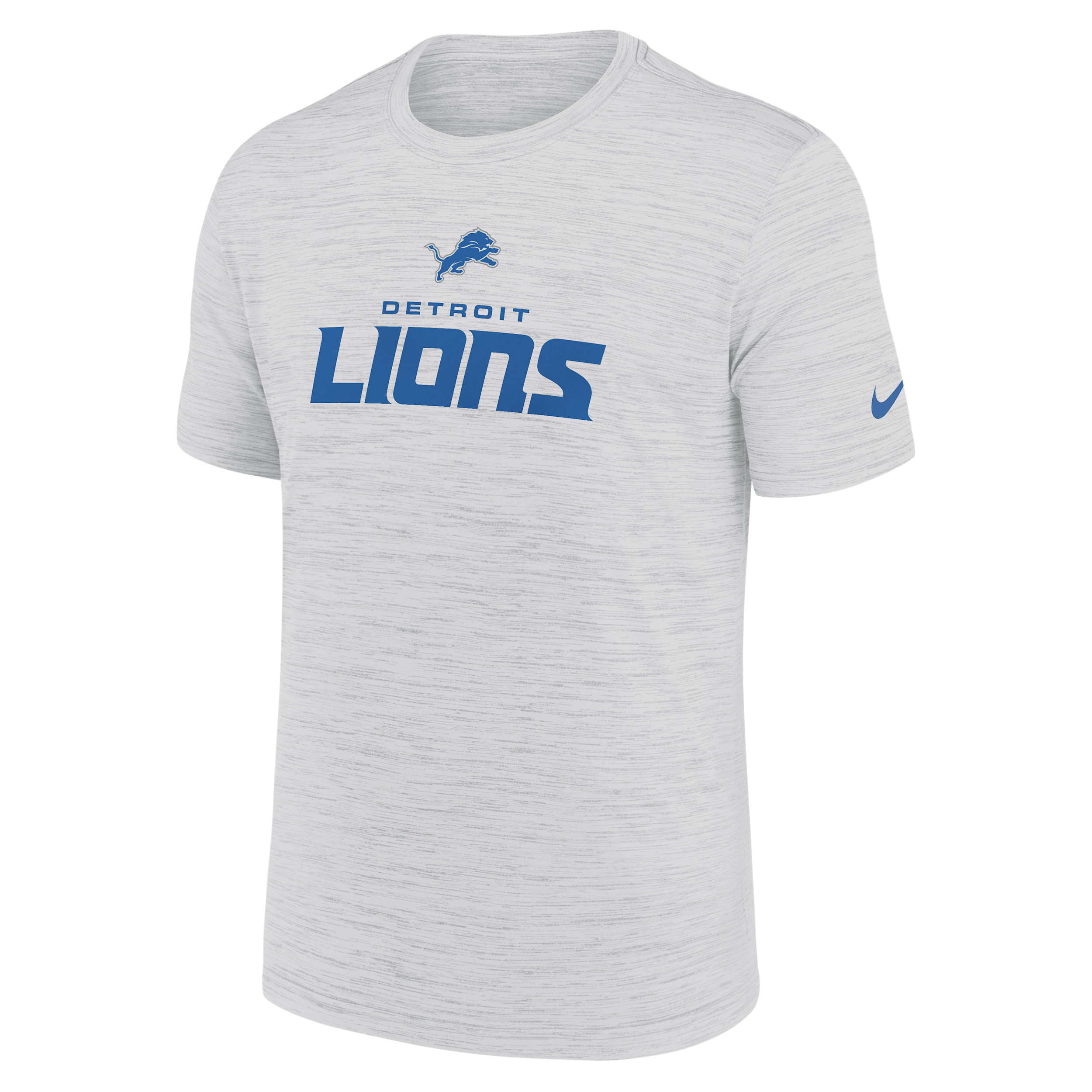 Detroit Lions Velocity Nike Men's Dri-FIT NFL T-Shirt in White | NKPQ10A9J-X3B