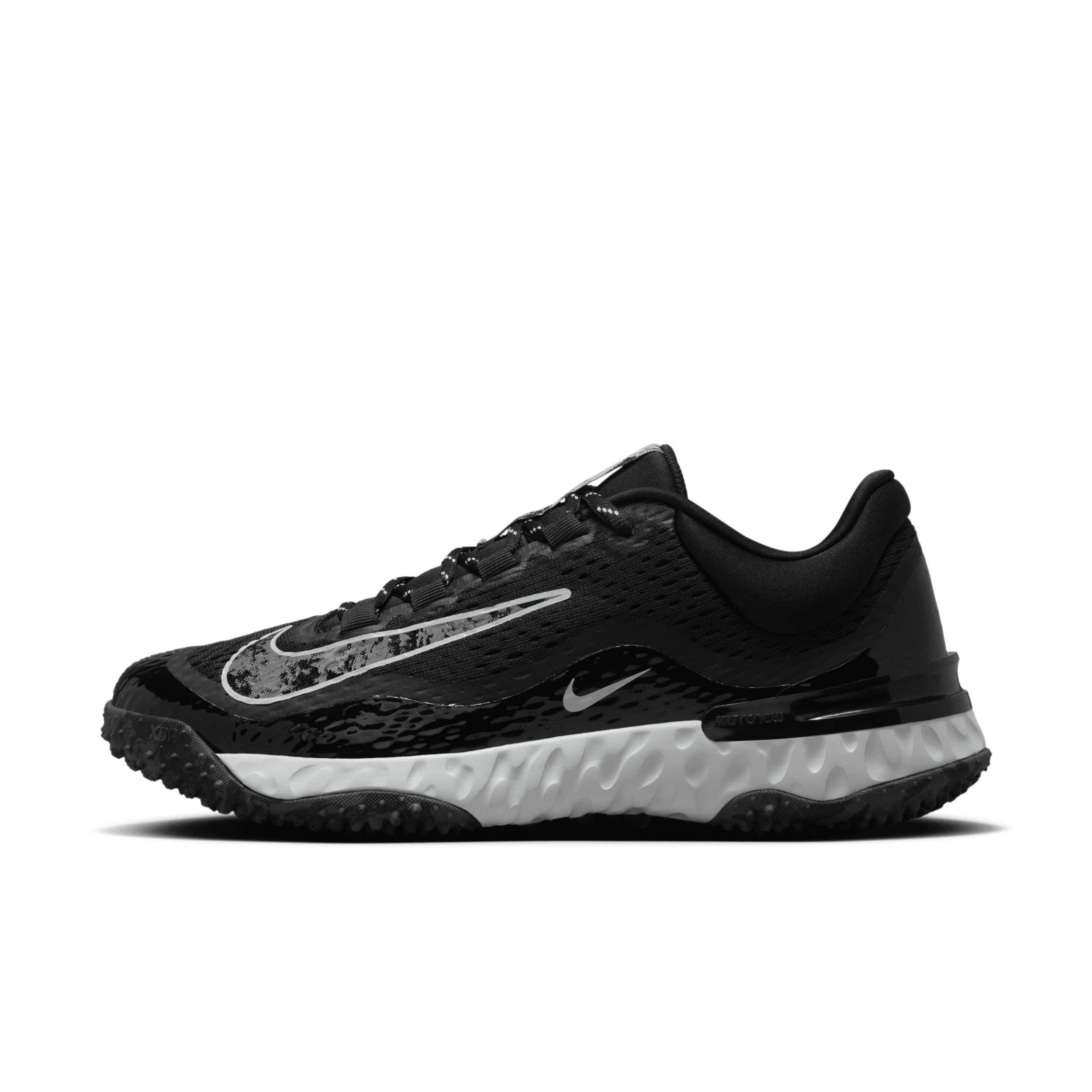 Nike Women's Alpha Huarache Elite 4 Turf Softball Shoes In Black