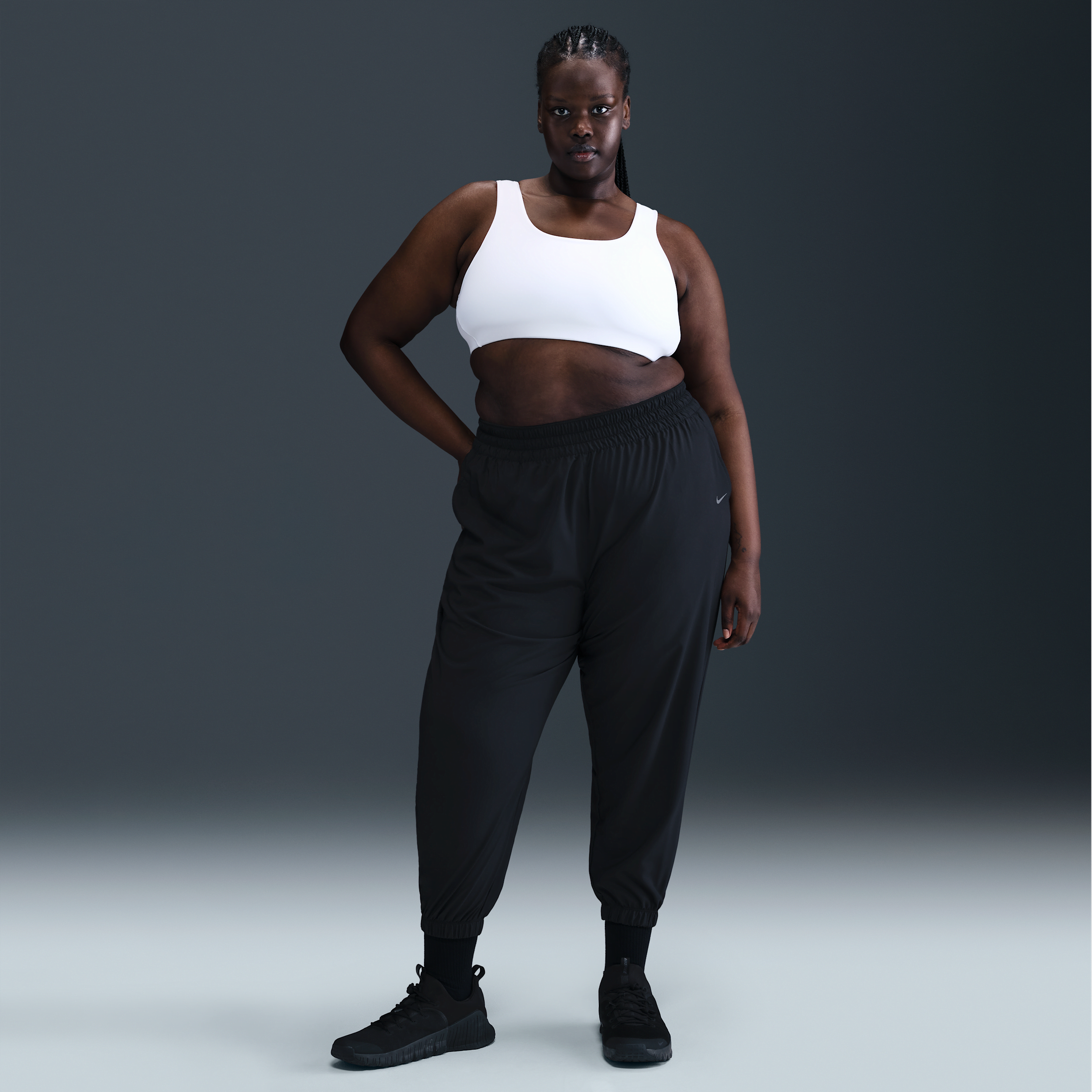 Nike Women's One Dri-fit High-waisted 7/8 Jogger Pants (plus Size)