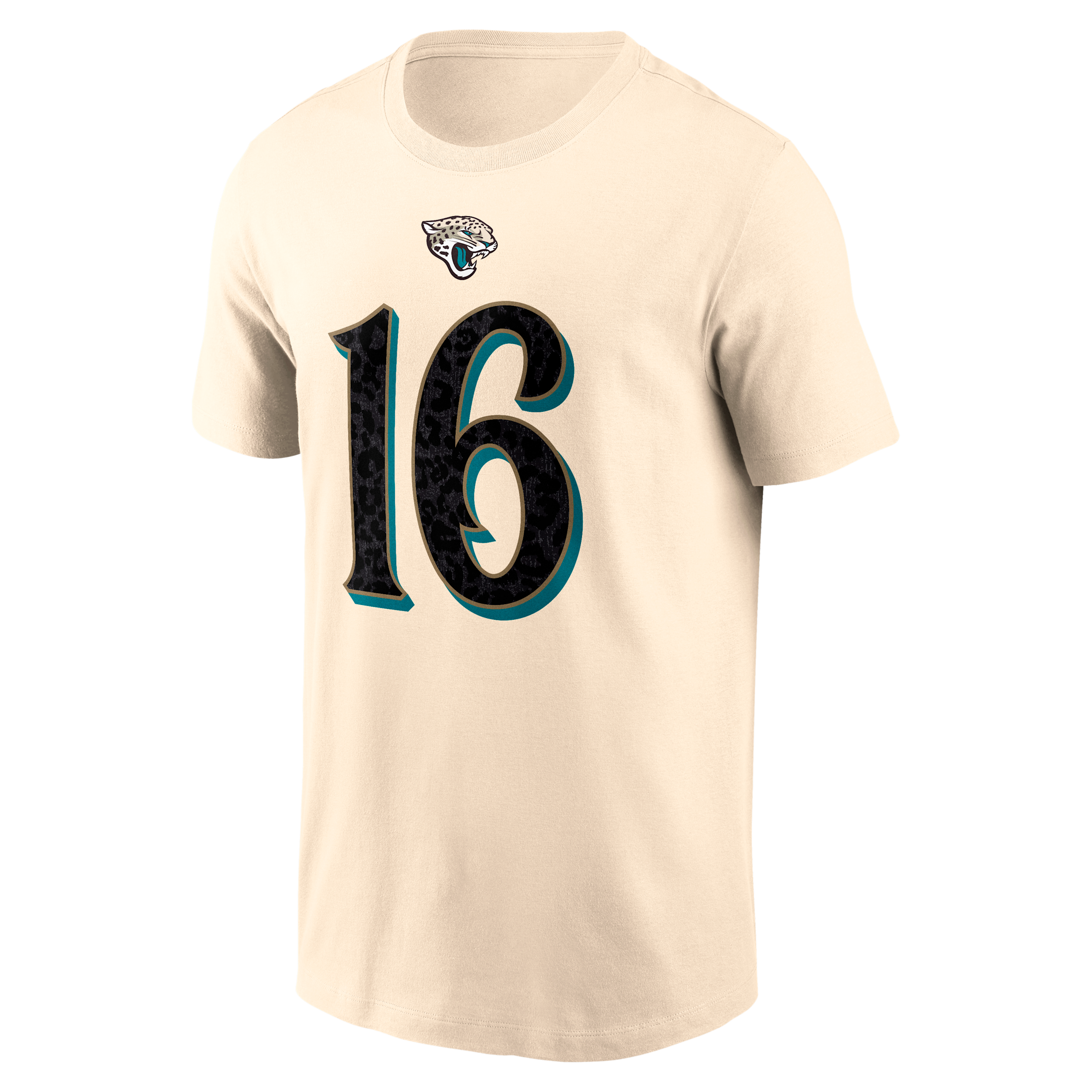 Men's Nike Trevor Lawrence Natural Jacksonville Jaguars 2026 Rivalries Collection Player Name & Number T-Shirt
