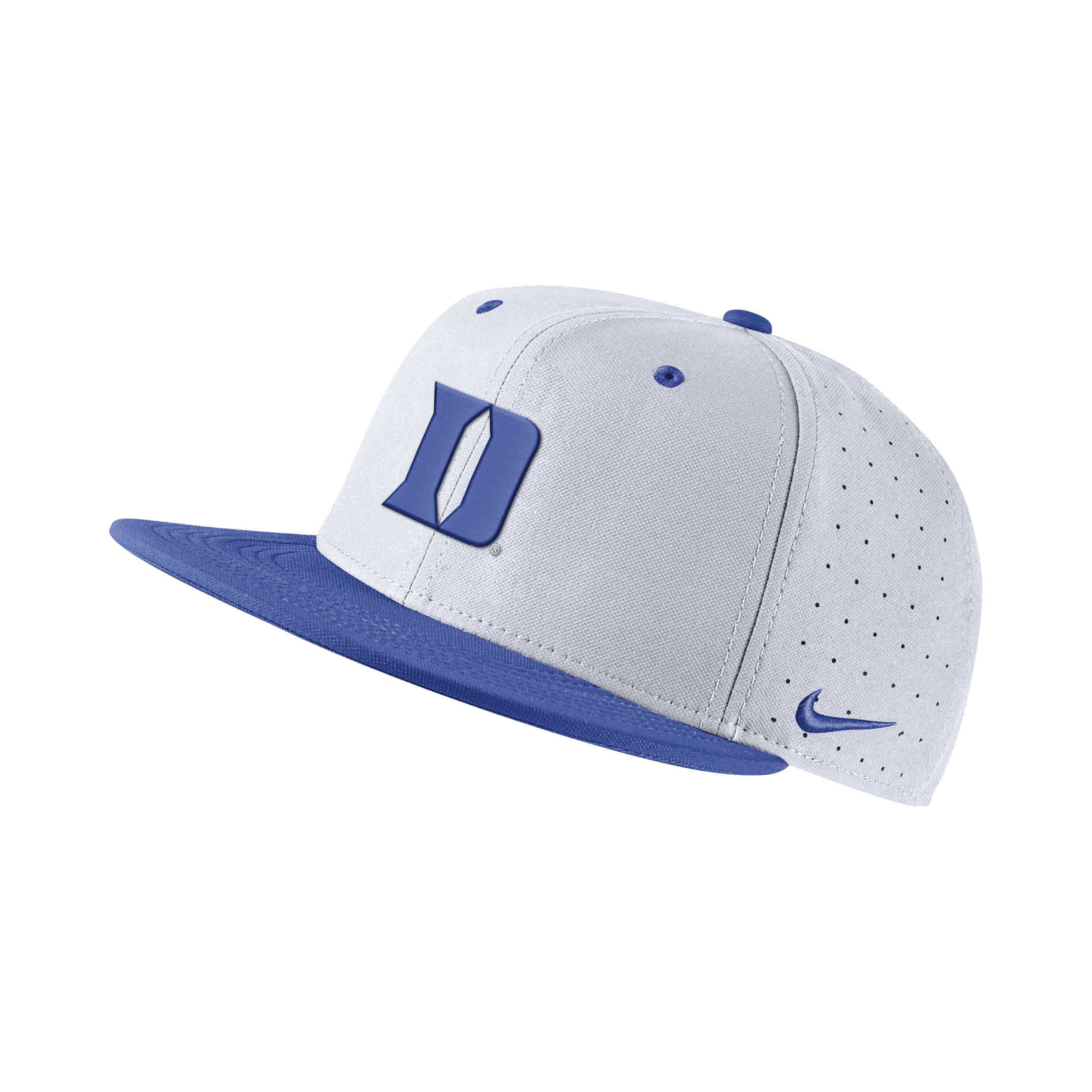 Nike Duke  Unisex College Fitted Baseball Hat In White