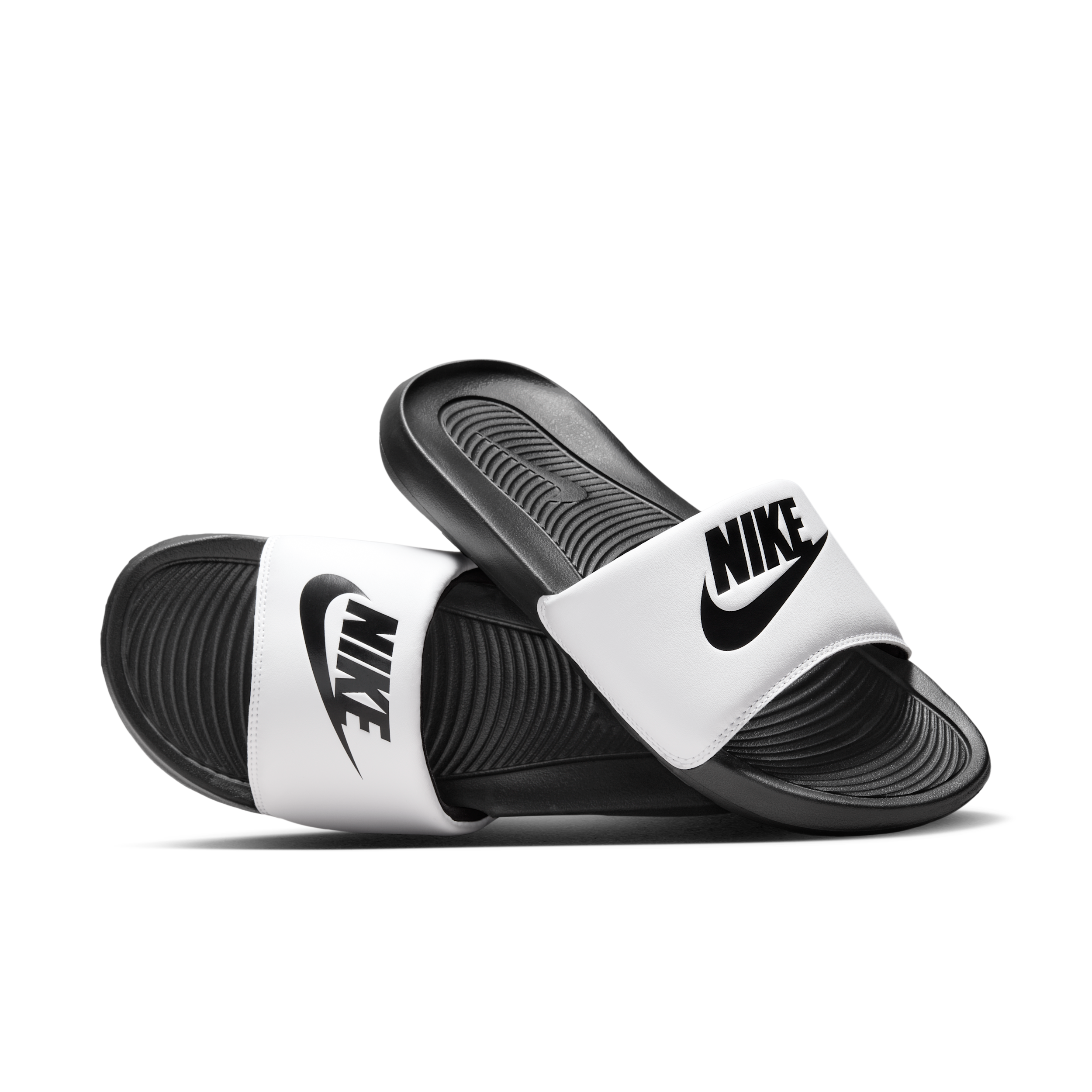 Nike Men's Victori One Slides in Black | CN9675-005