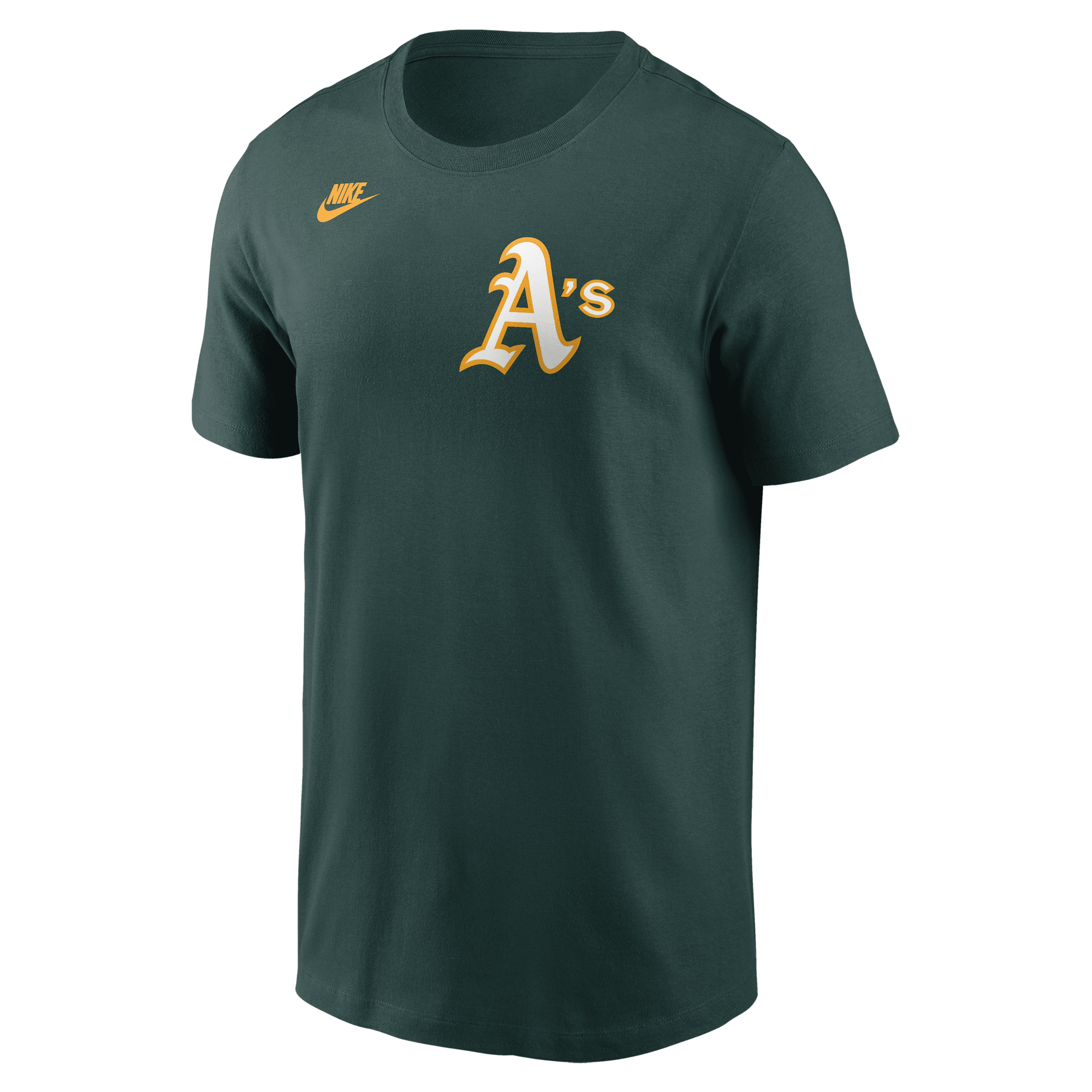 Reggie Jackson Athletics Cooperstown Fuse Nike Men's MLB T-Shirt in Green | N1993EYQDR-XJV