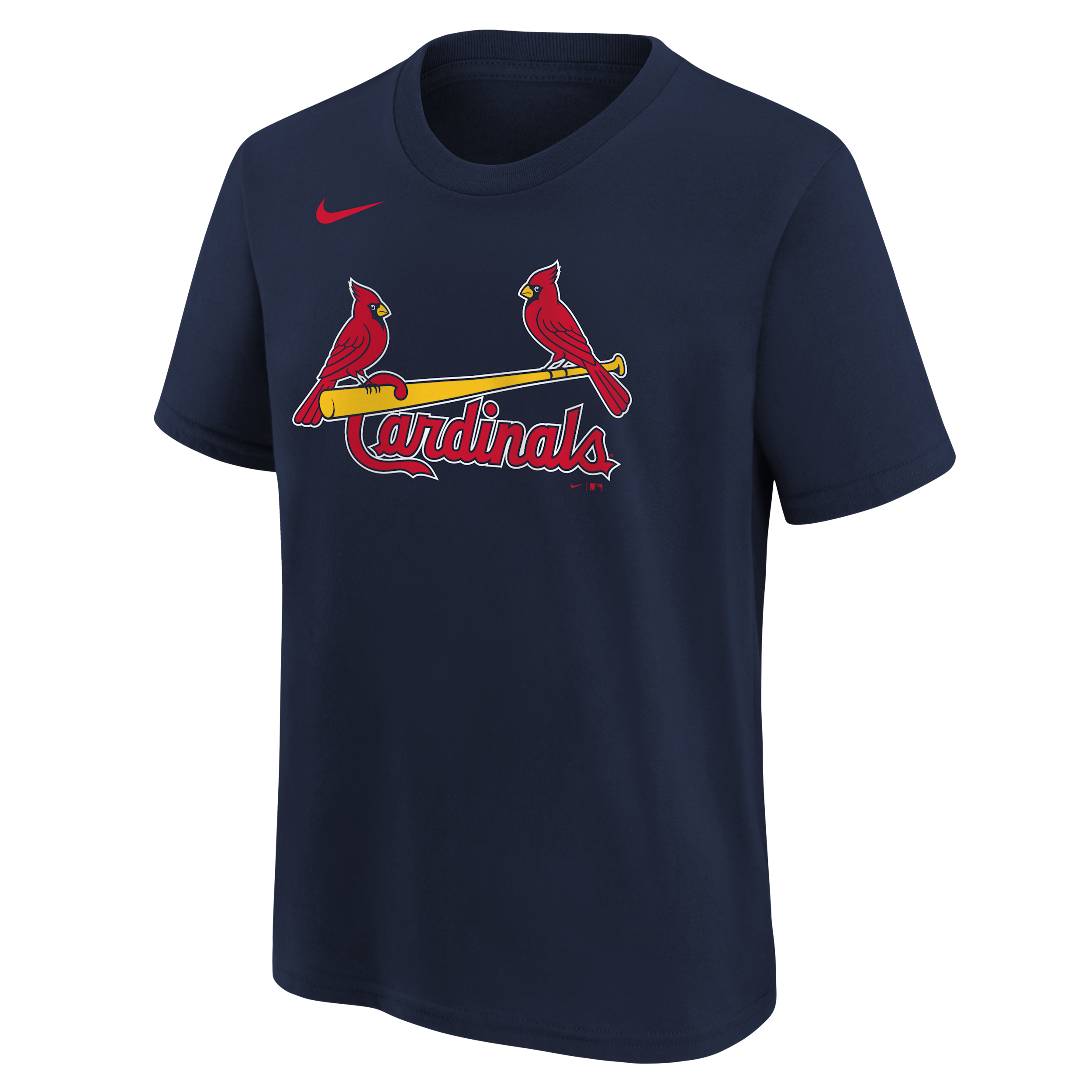 St. Louis Cardinals Wordmark Big Kids' Nike MLB T-Shirt in Blue | Z3B7WB00STL-NGH