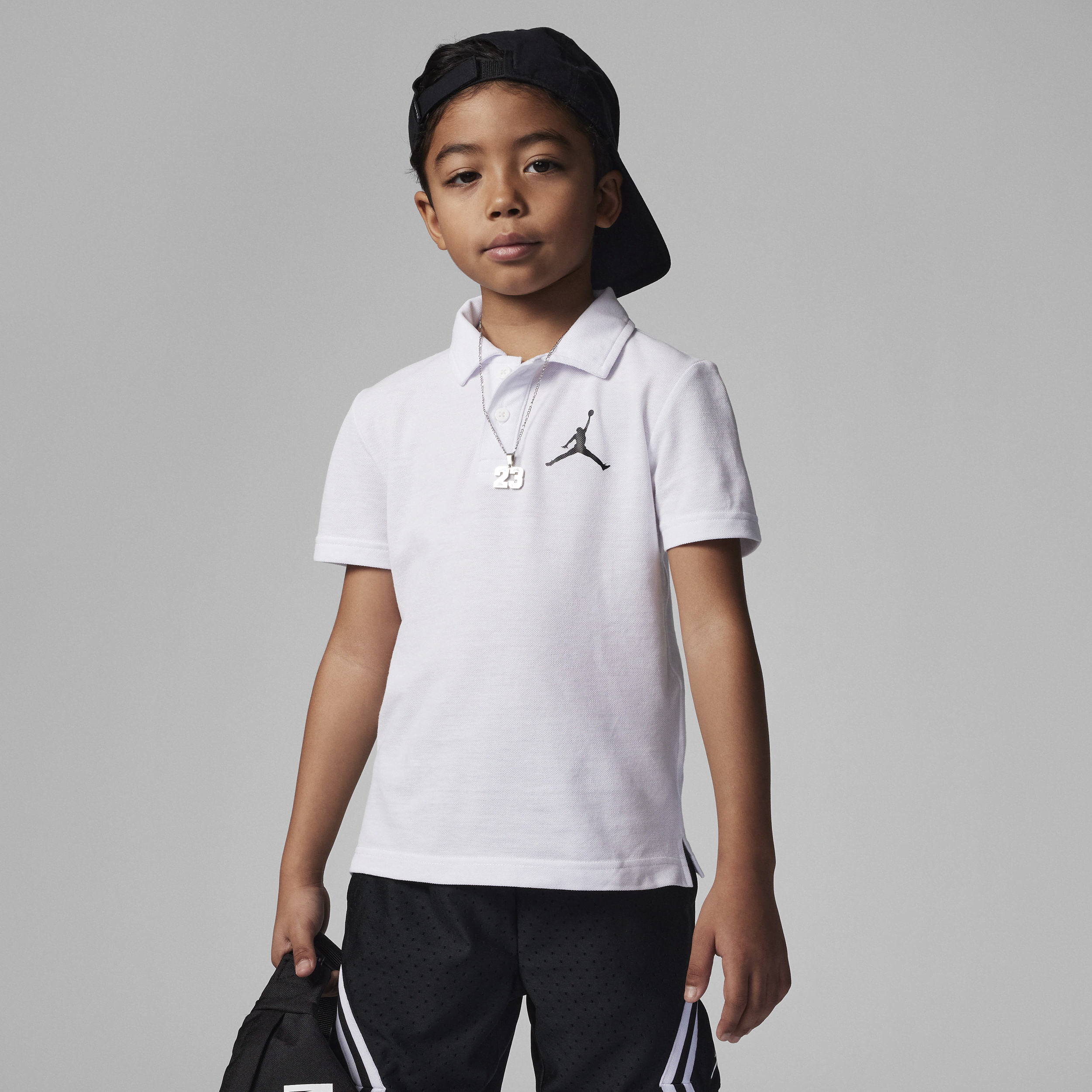 Jordan Jumpman Polo Little Kids' Top In White ModeSens - Main Image