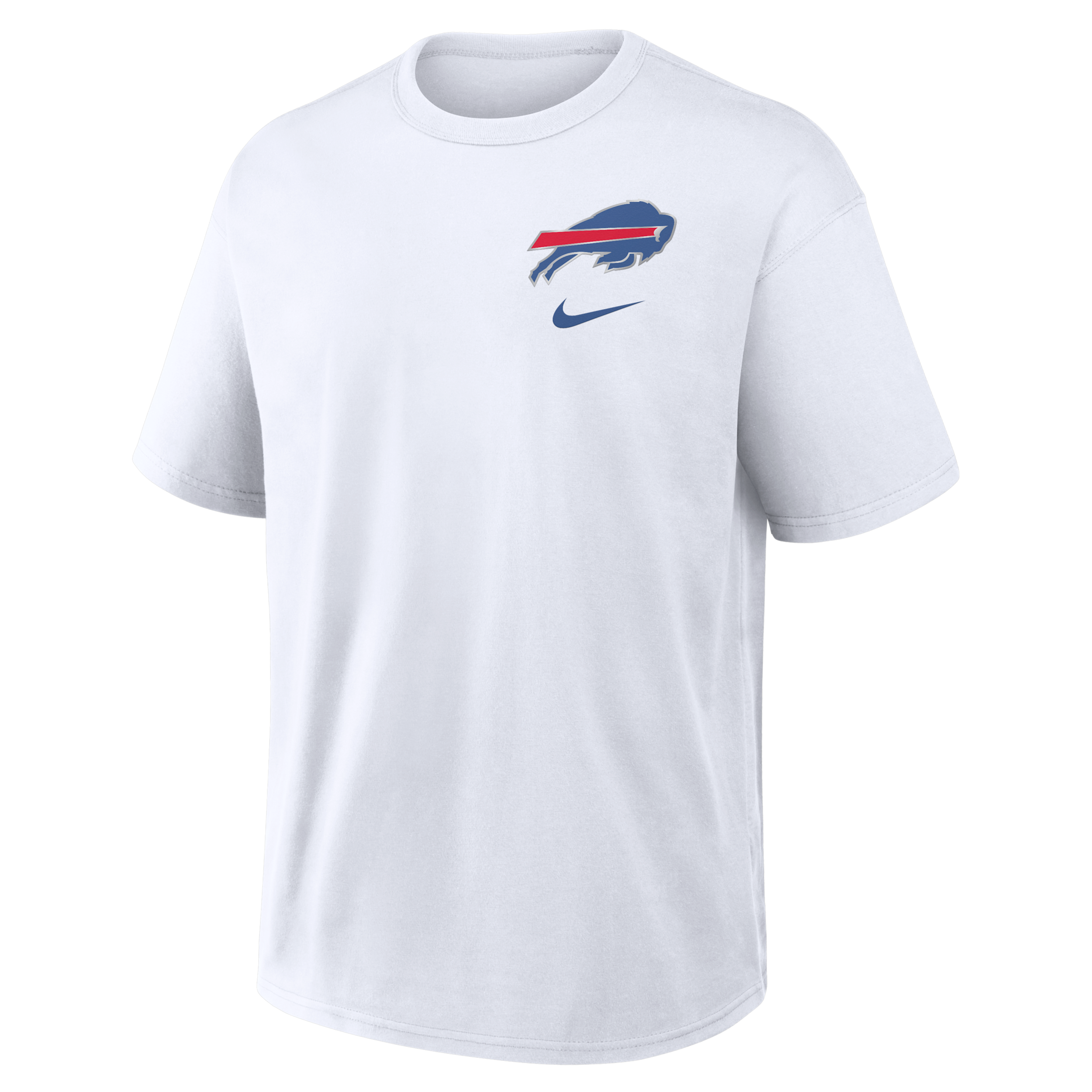 Buffalo Bills Rivalries Collection Max90 Nike Men's NFL T-Shirt in White | 04T610A81-U99