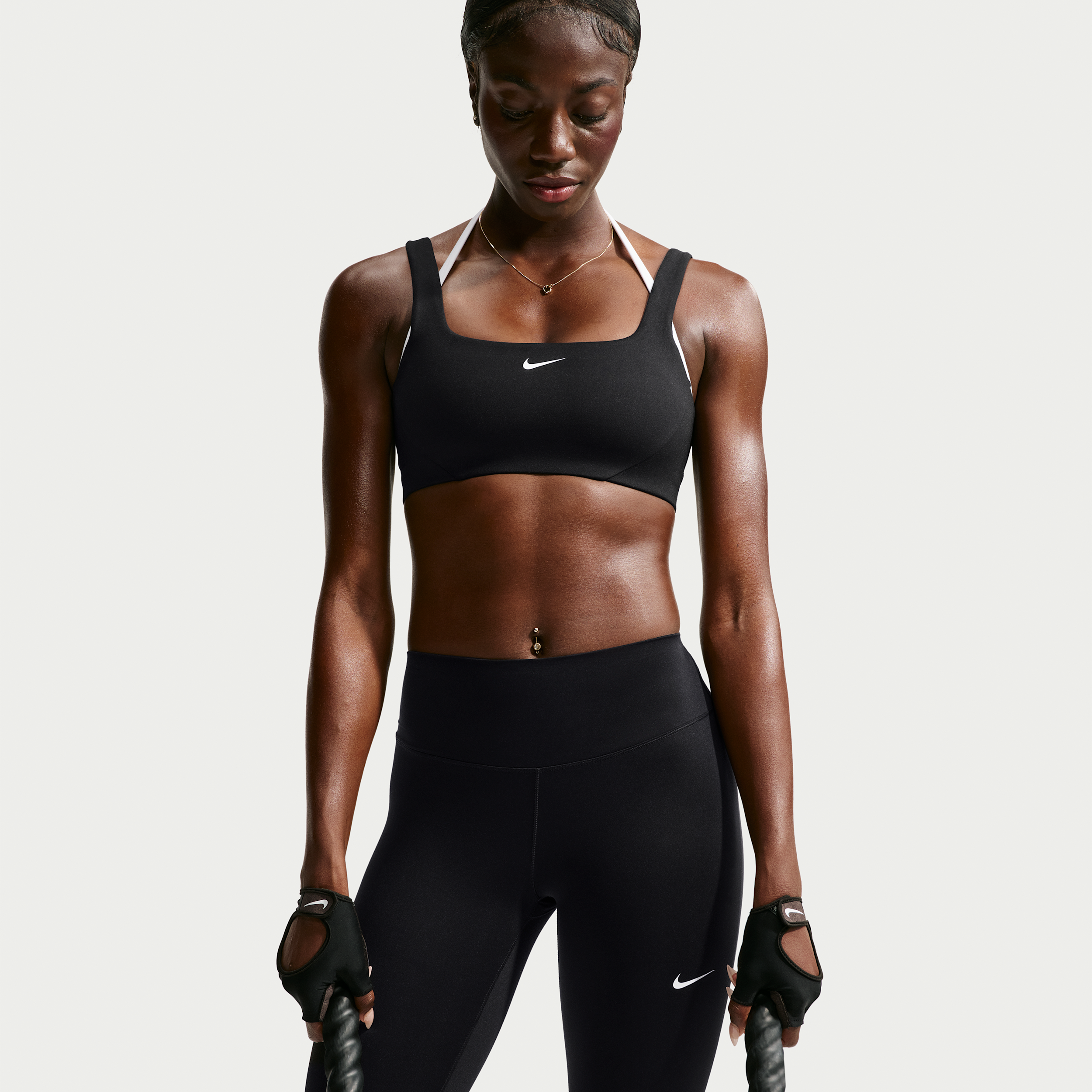 Nike Women's One Light-Support Sports Bra in Black | IV4930-010