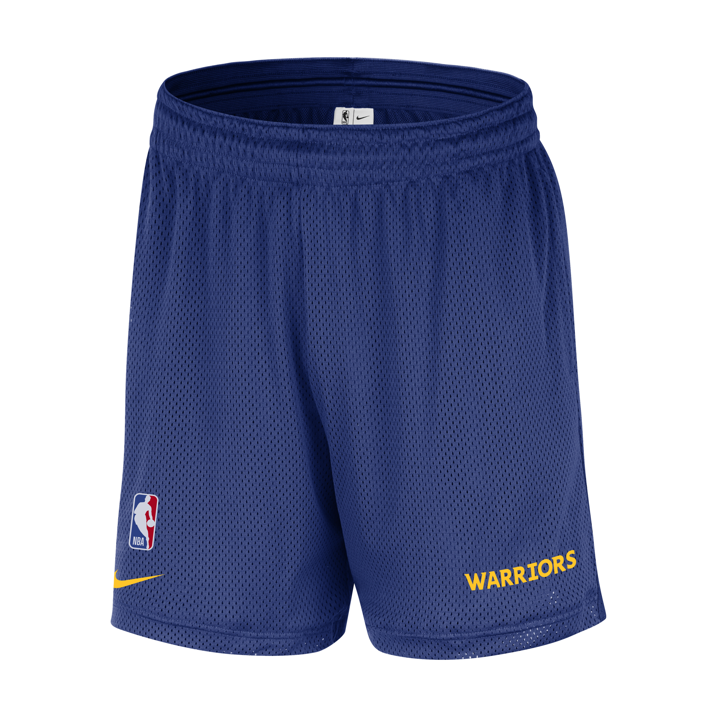 Nike Golden State Warriors Men's Nba Mesh Shorts In Blue