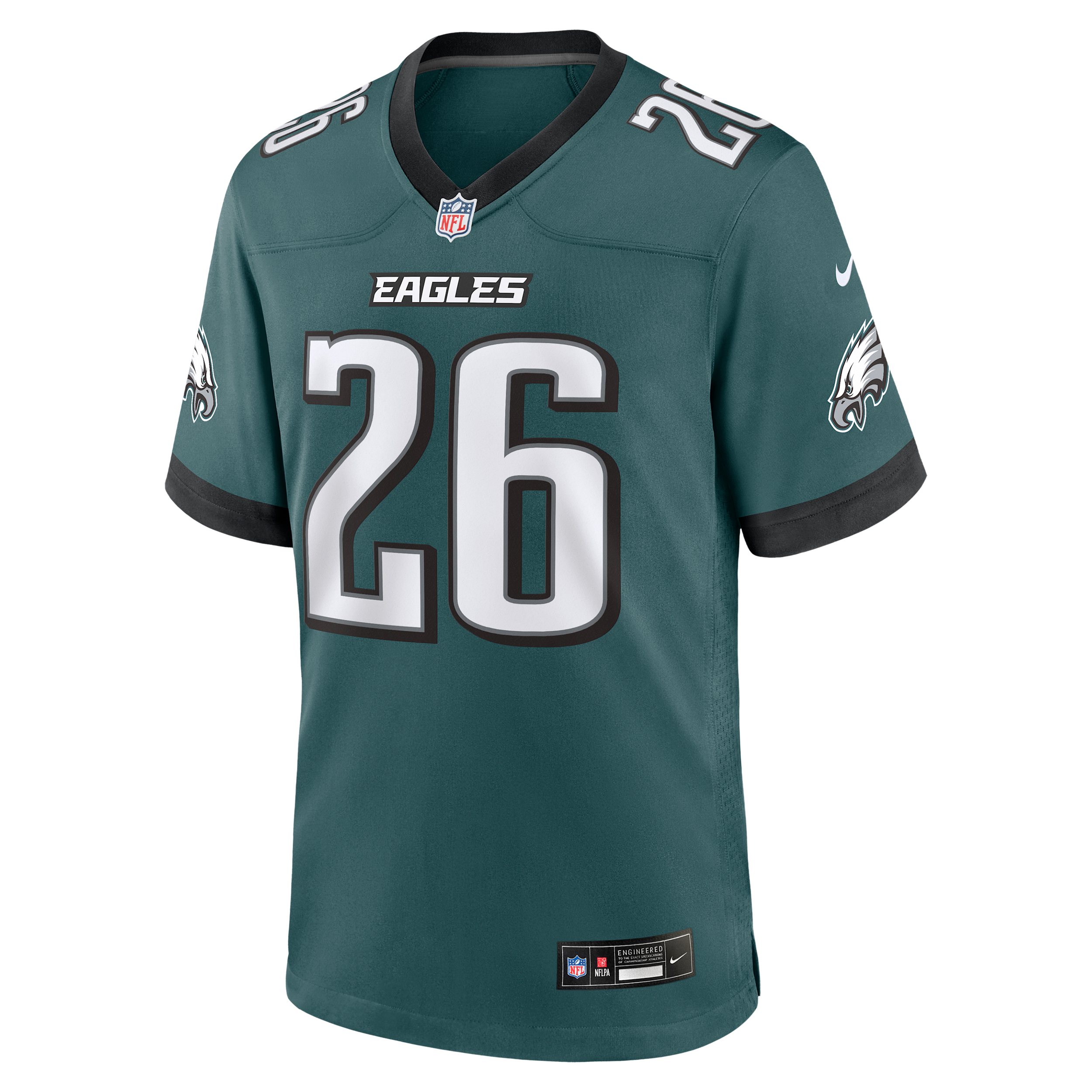 Nike Men's Saquon Barkley Midnight Green Philadelphia Eagles Team Game Jersey - Midnight Green