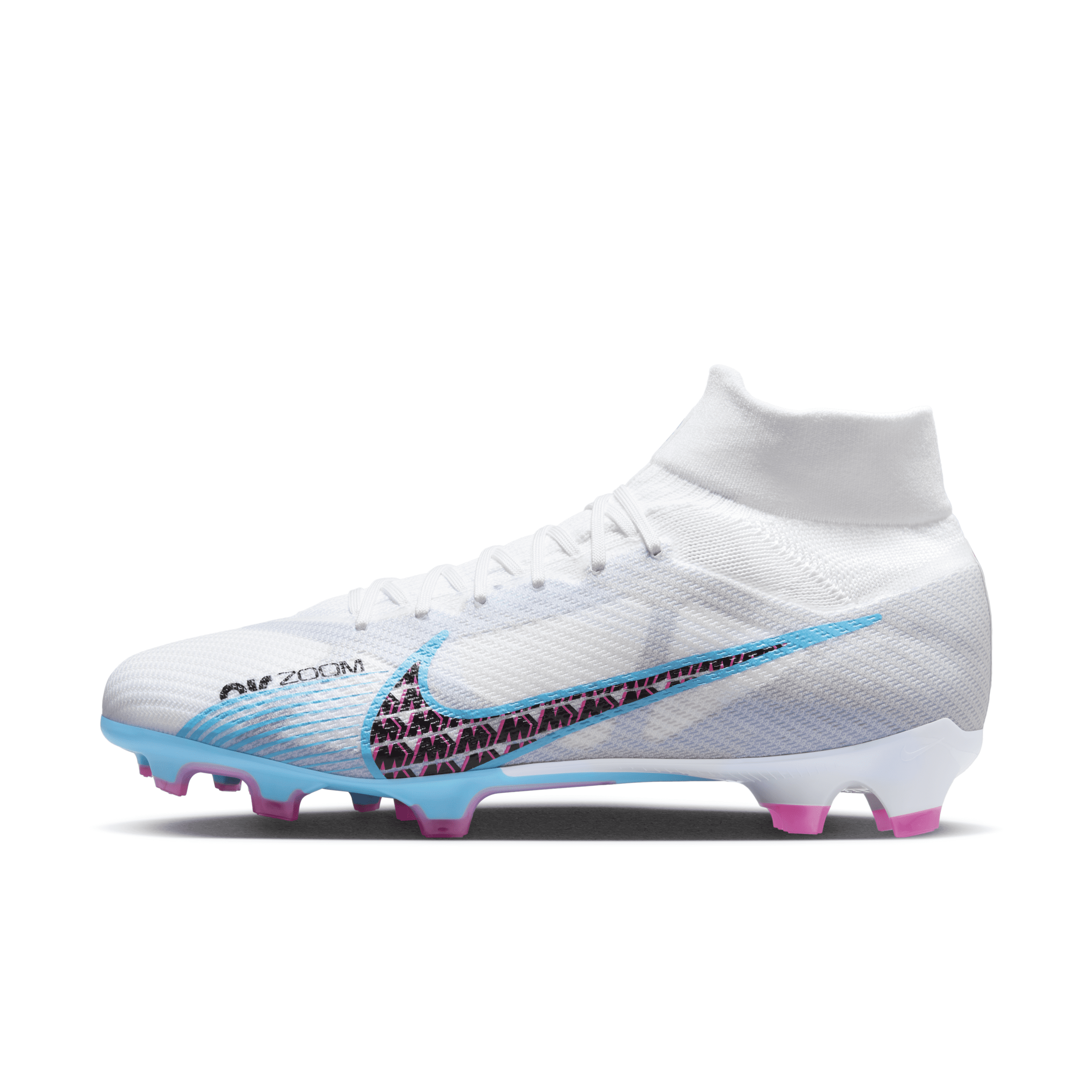 Nike Men's Mercurial Superfly 9 Pro Firm-ground Soccer Cleats In White