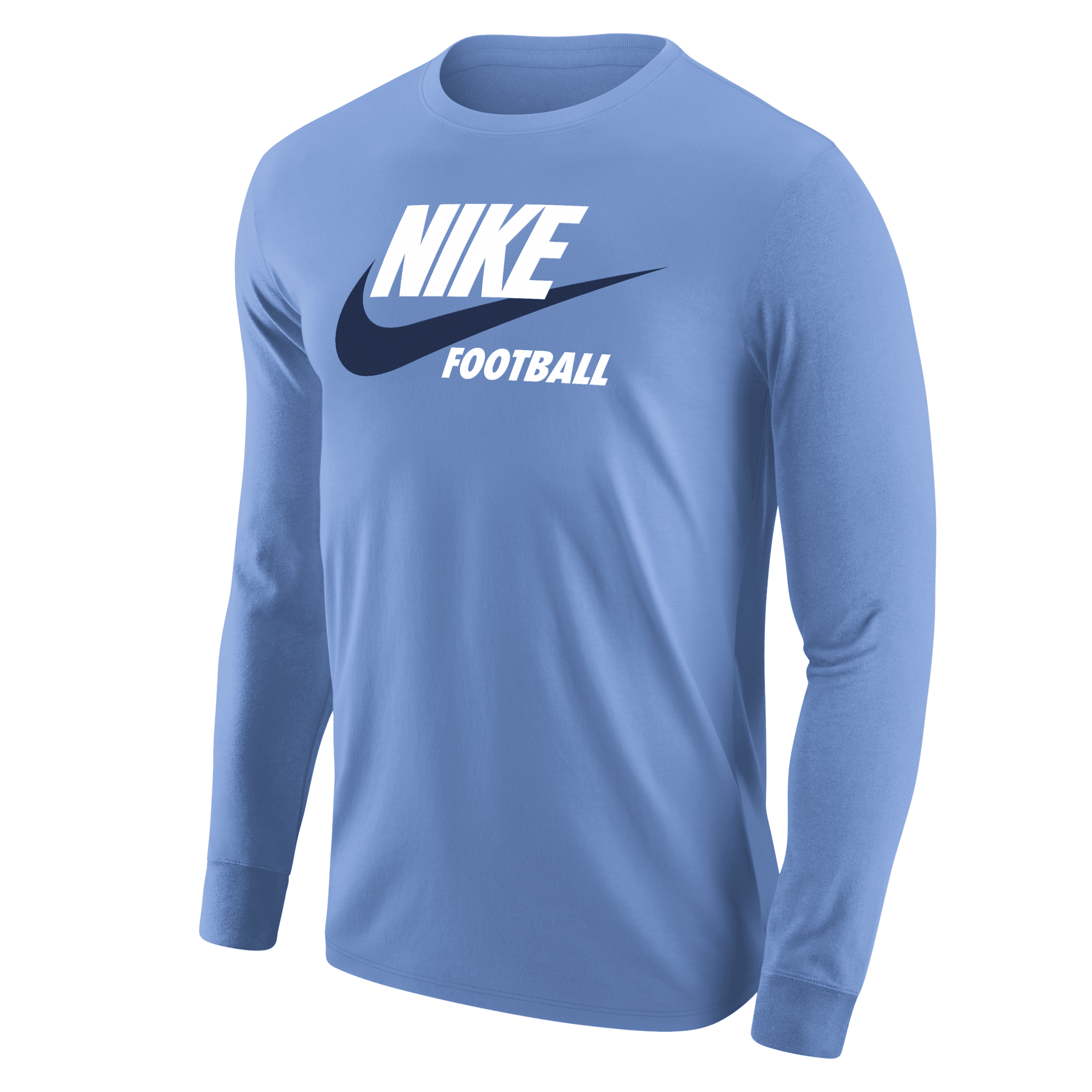 Nike Men's Football Long-sleeve T-shirt In Blue