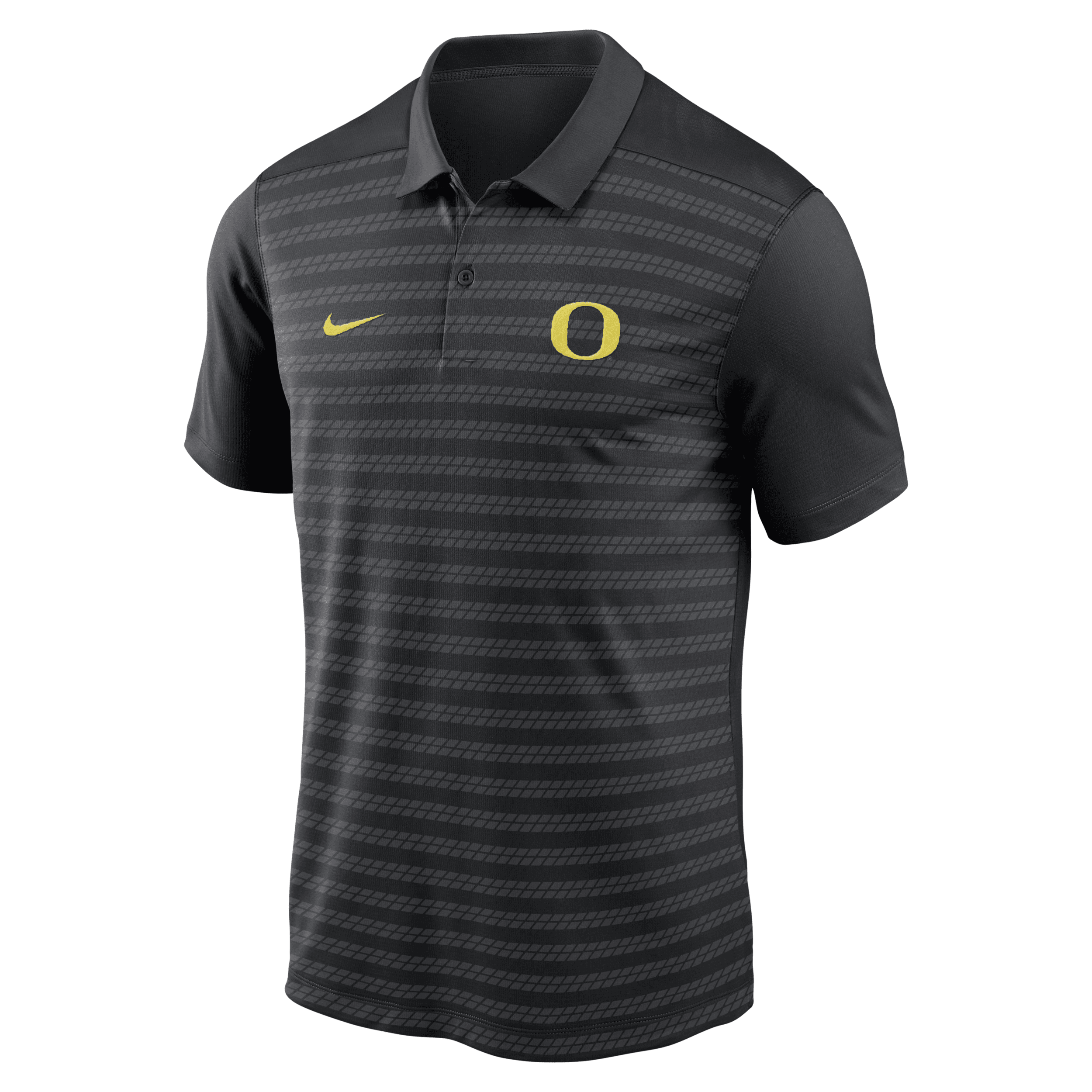 Nike Oregon Ducks Sideline Victory  Men's Dri-fit College Polo In Black