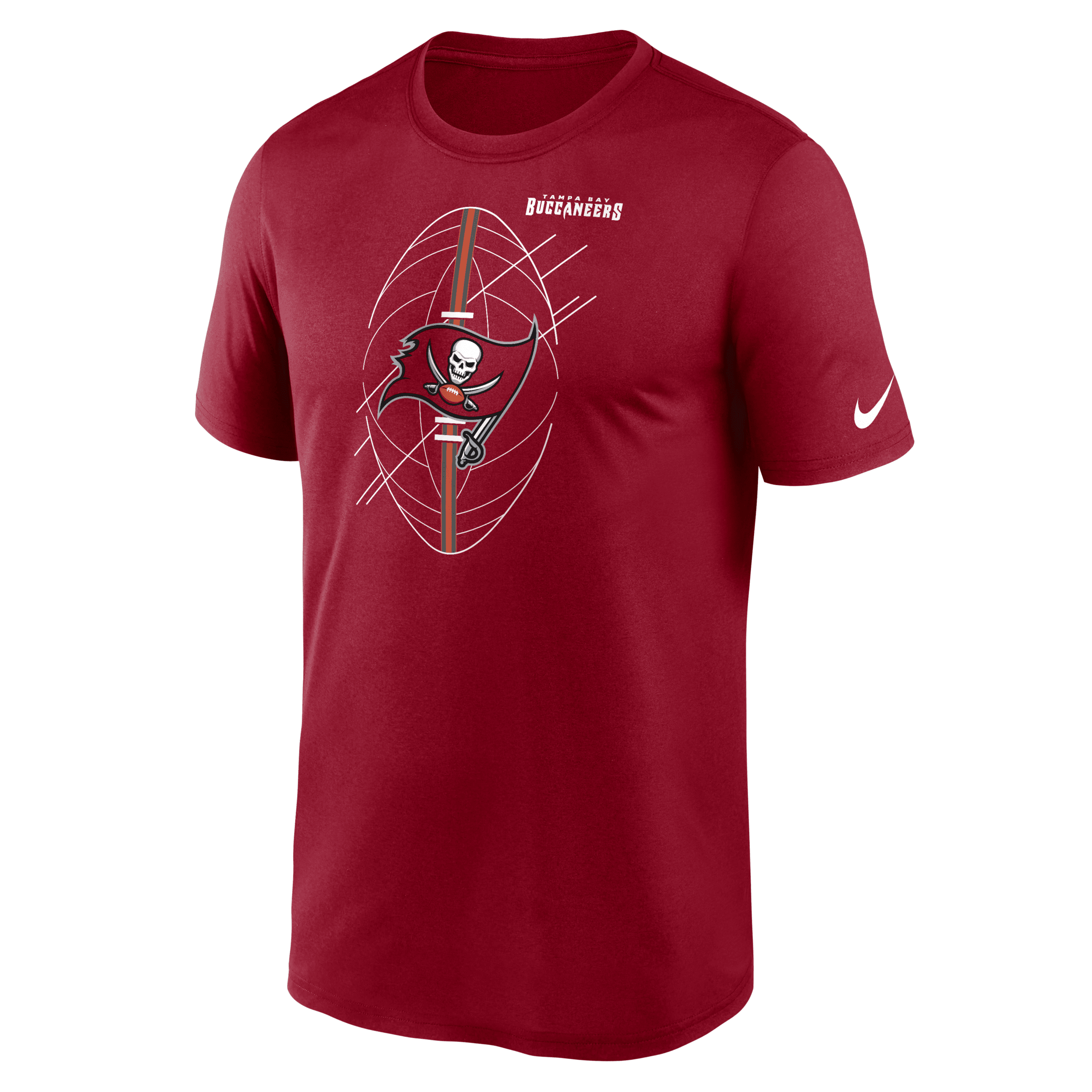 Nike Men's Dri-fit Icon Legend (nfl Tampa Bay Buccaneers) T-shirt In Red
