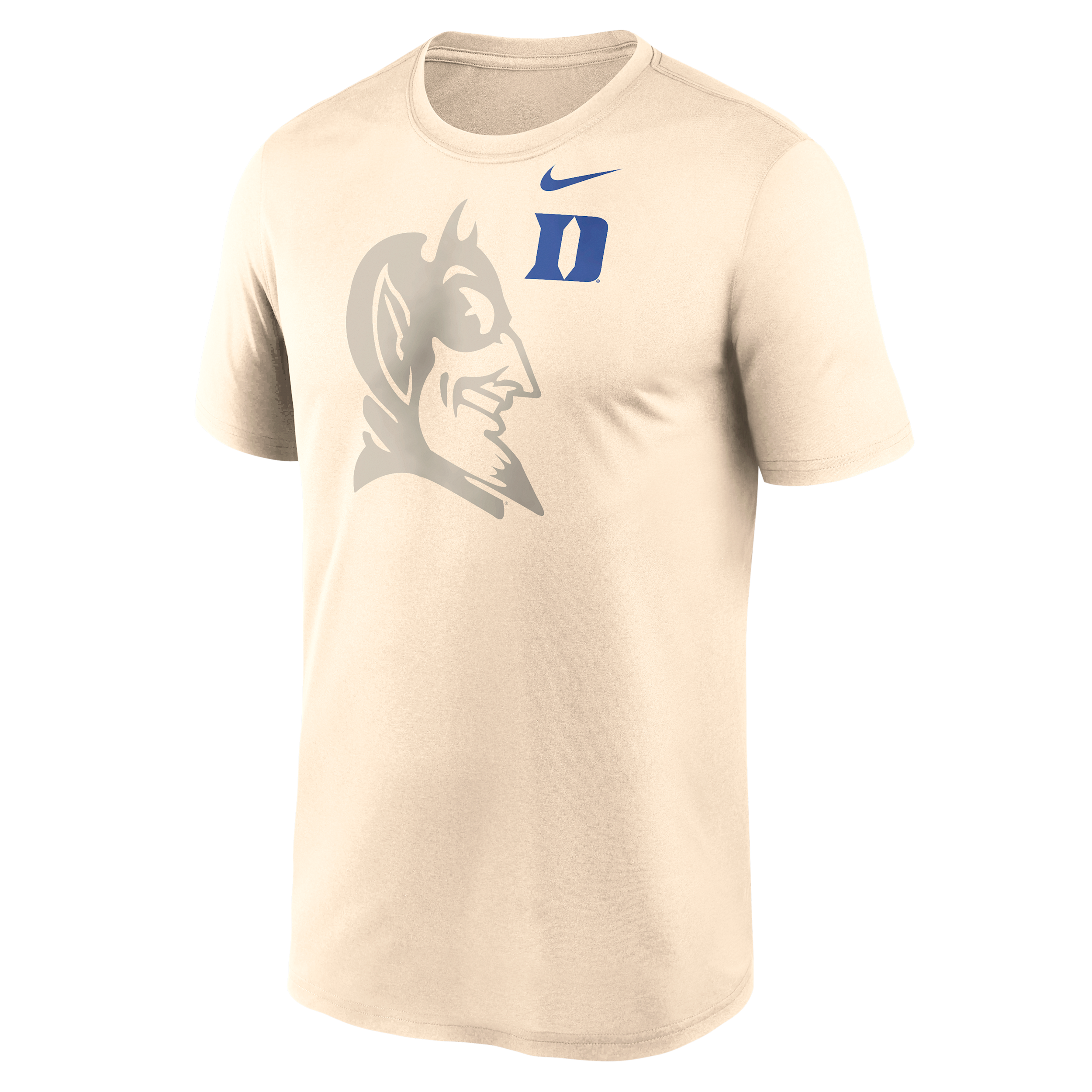 Nike Natural Duke Blue Devils Campus Shadow Legend Performance T-shirt In Gold