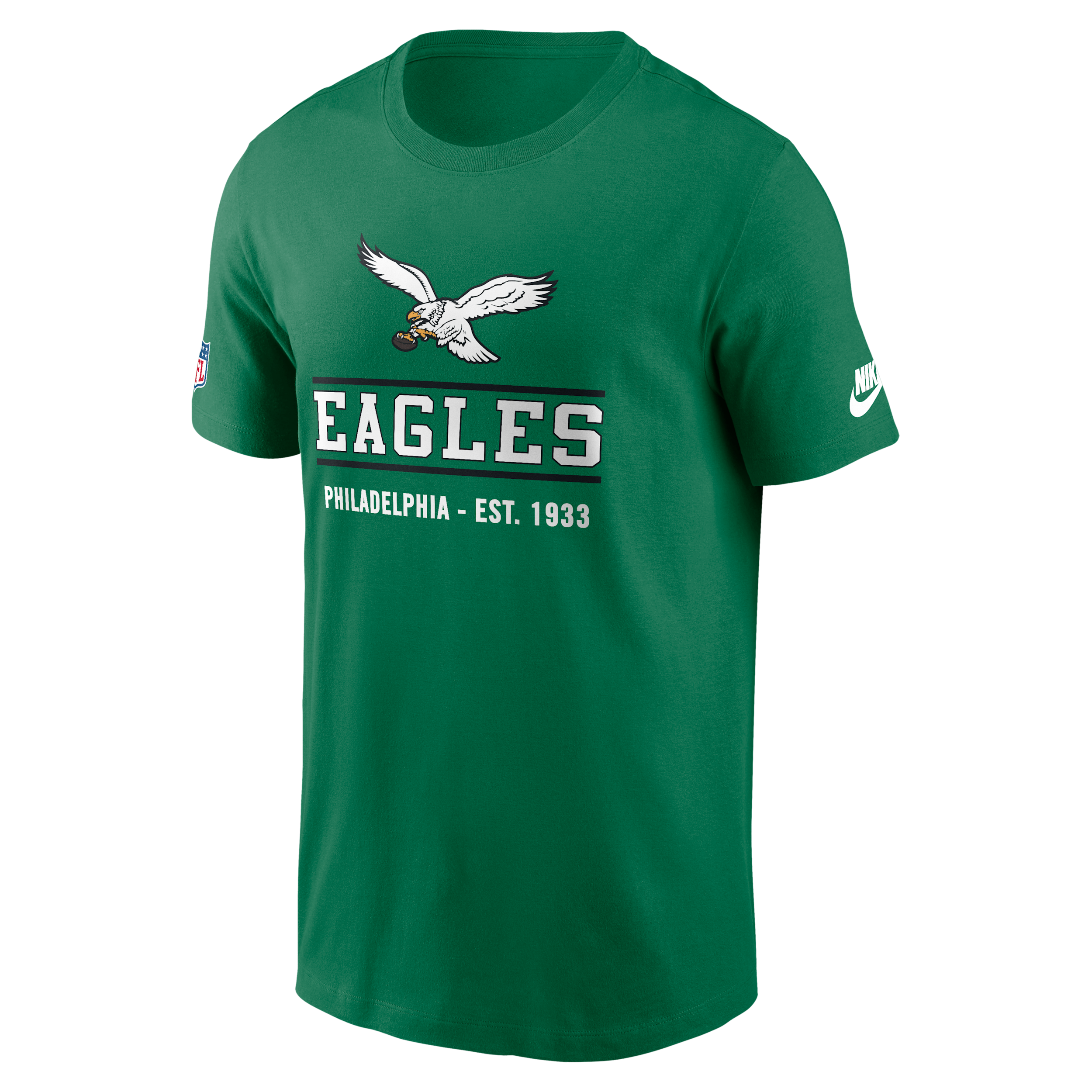 Nike Men's Kelly Green Philadelphia Eagles Sideline Alternate Final Sprint Dri-fit T-Shirt - Kelly Green