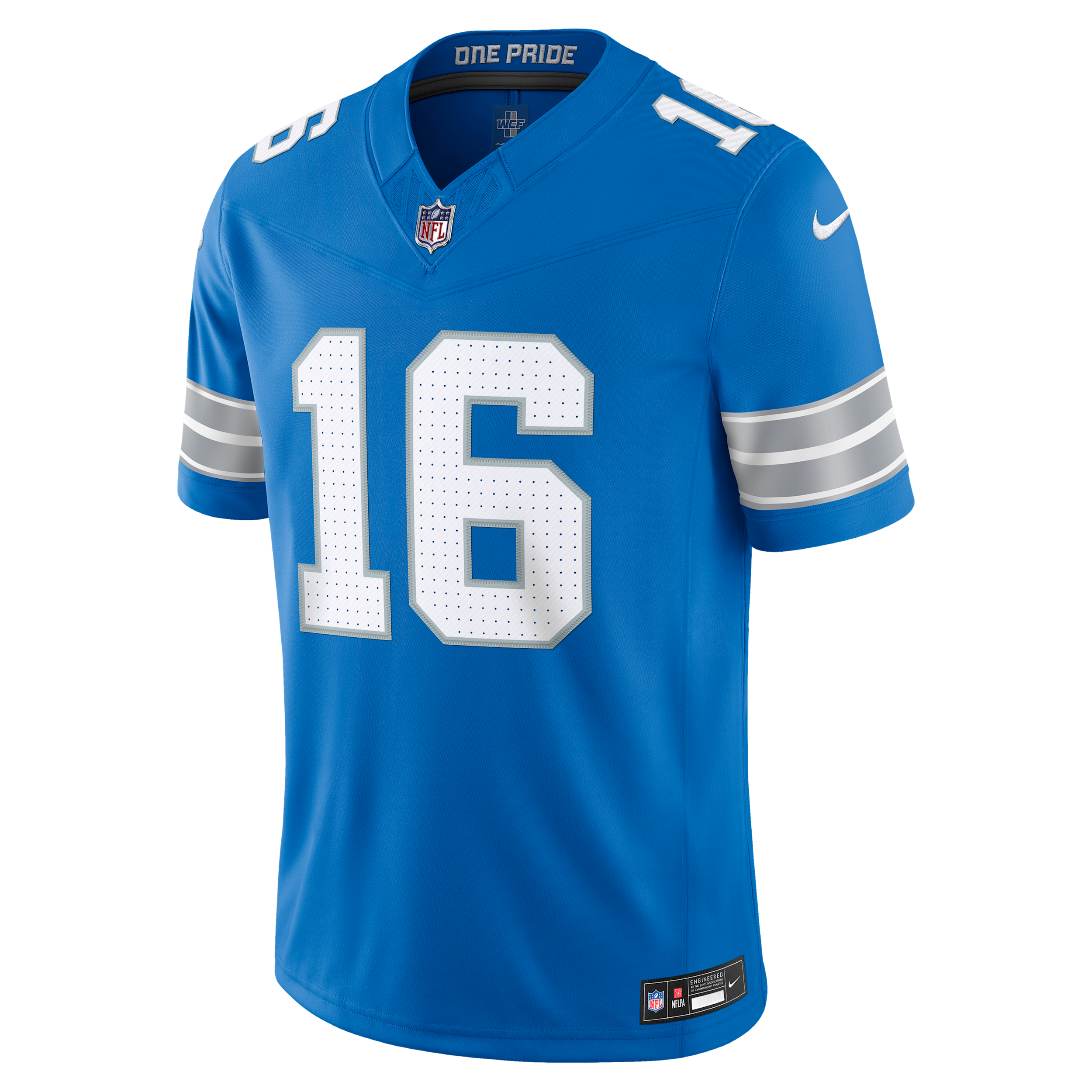 Jared Goff Detroit Lions Nike Men's Dri-FIT NFL Stitched Limited Jersey in Blue | 37NM0B9K9JF-L0S