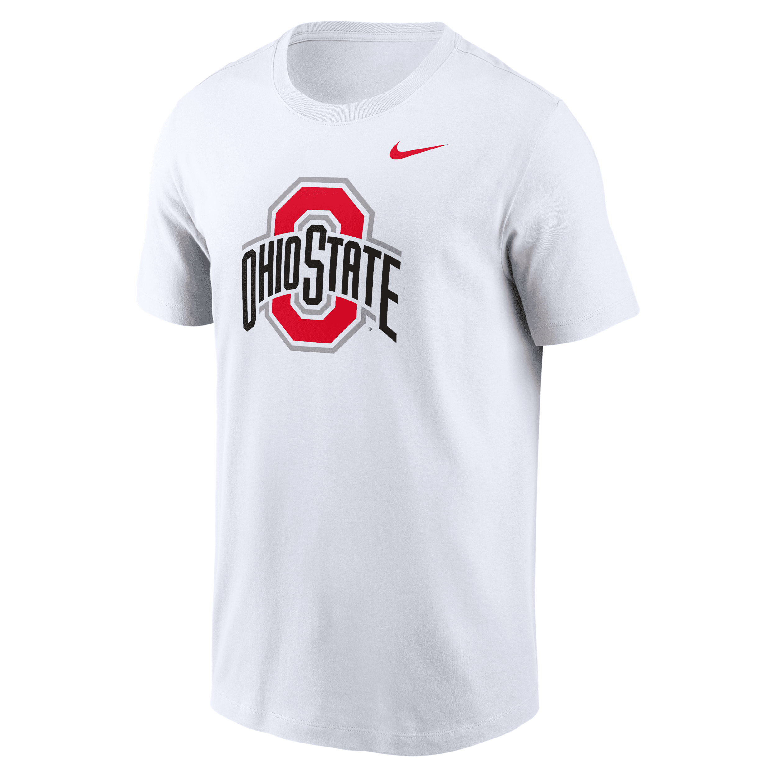 Ohio State Buckeyes Primetime Logo Nike Men's College T-Shirt in White | N19910AOH-PTF