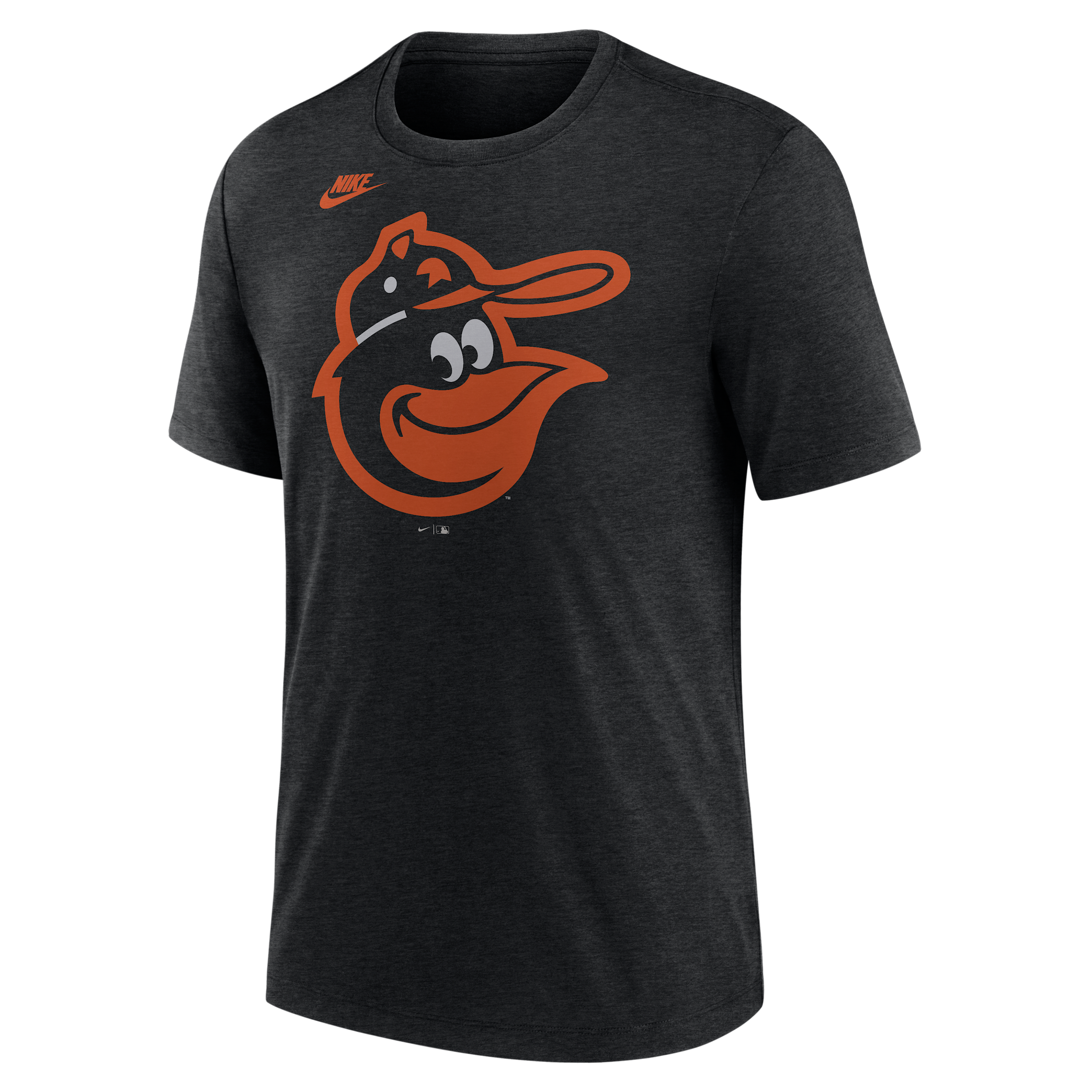 Baltimore Orioles Cooperstown Logo Nike Men's MLB T-Shirt in Black | NJFD00HBBI-70U