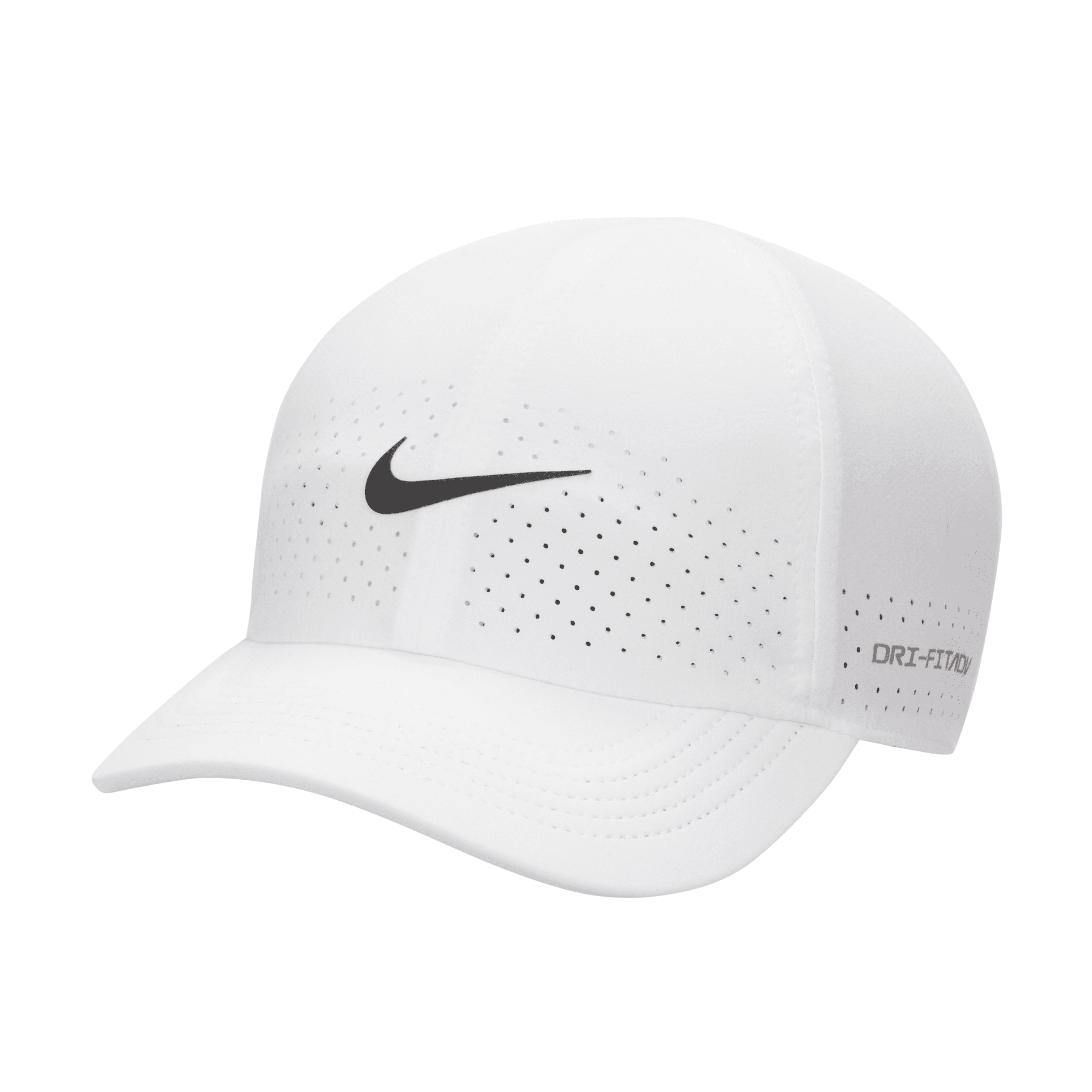 Nike Unisex Dri-fit Adv Club Unstructured Tennis Cap In White