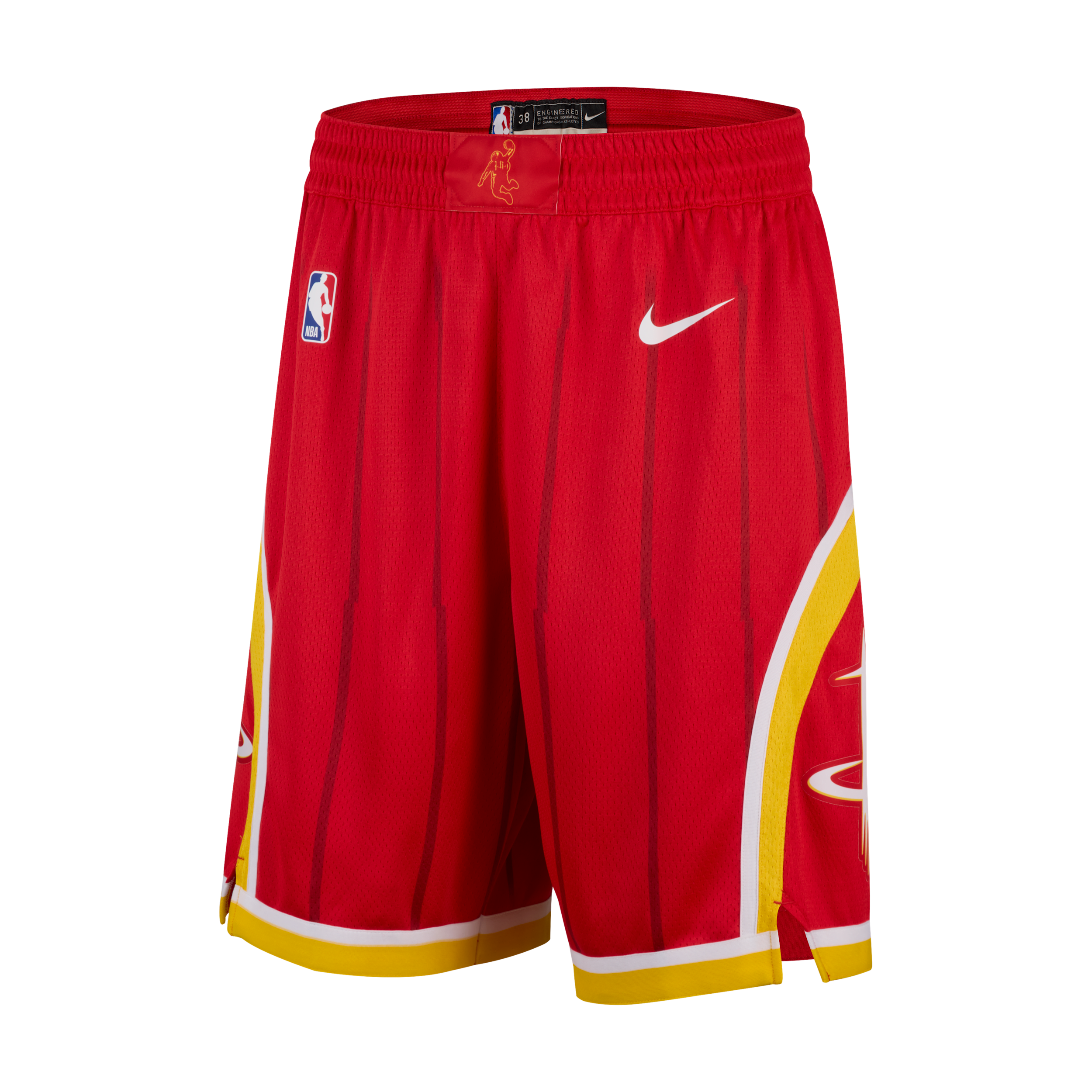 Nike Men's Houston Rockets NBA Replica Shorts in Red | II4543-657