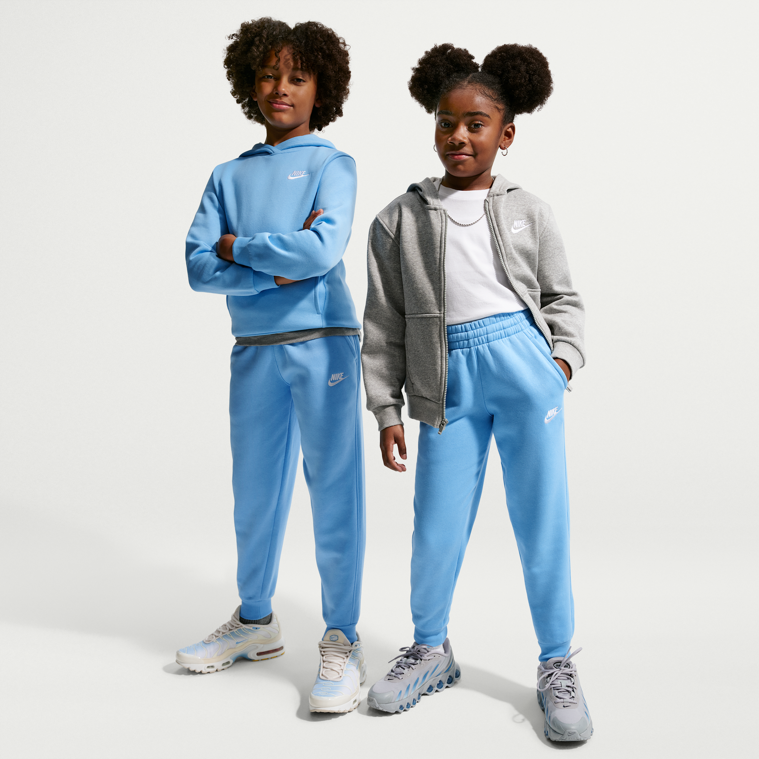 Nike Sportswear Club Fleece Big Kids' Jogger Pants in Blue | FD3008-497