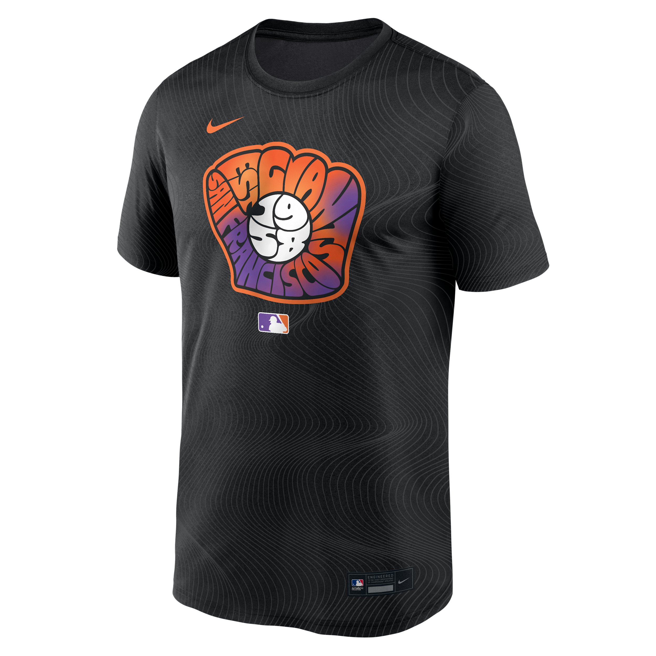 Nike Men's Black San Francisco Giants 2025 City Connect Authentic Collection Legend Performance T-shirt In Black