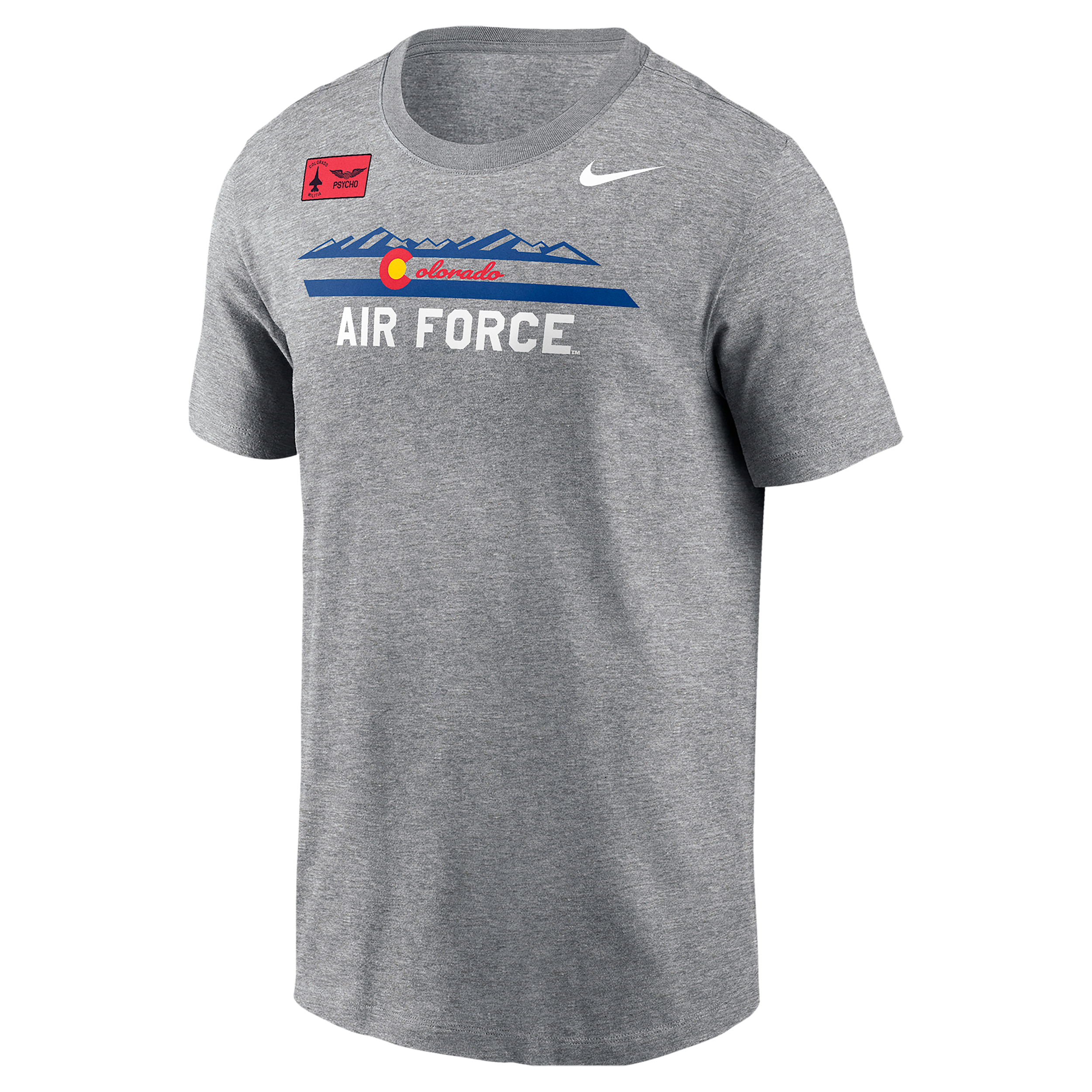 Nike Men's Gray Air Force Falcons Apls Fighting Falcon Collection Rivalry T-Shirt - Gray