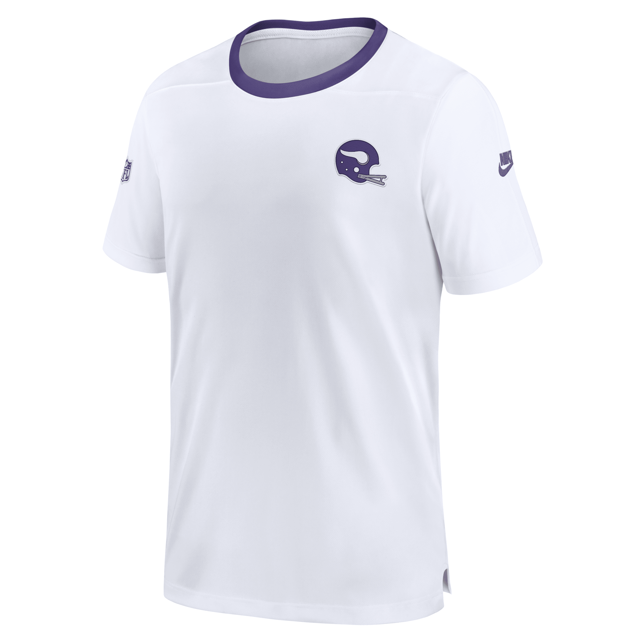 Shop Nike Men's Dri-fit Coach (nfl Minnesota Vikings) Top In White