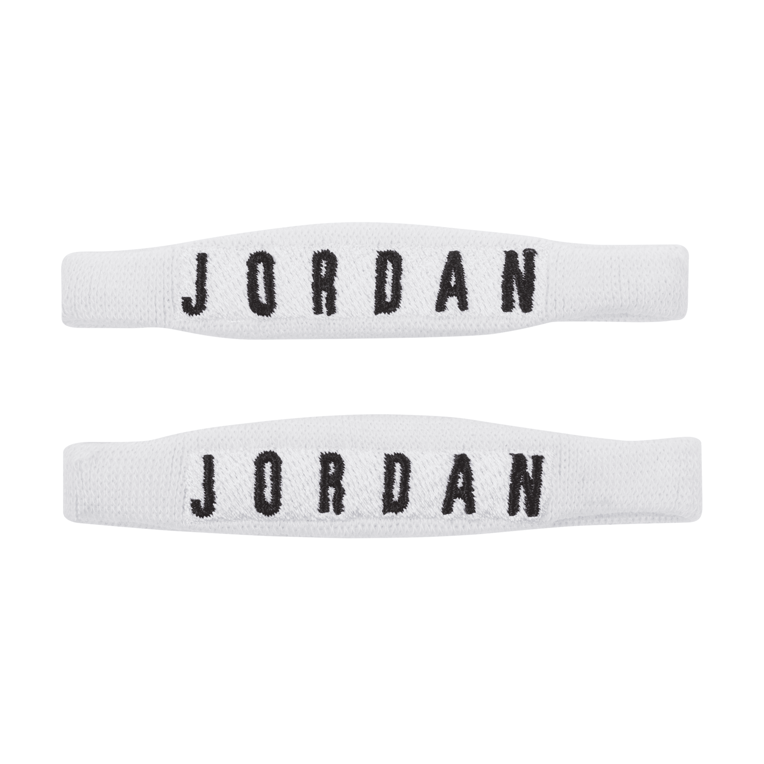 Jordan Dri-fit Skinny Arm Bands (2-pack) In White