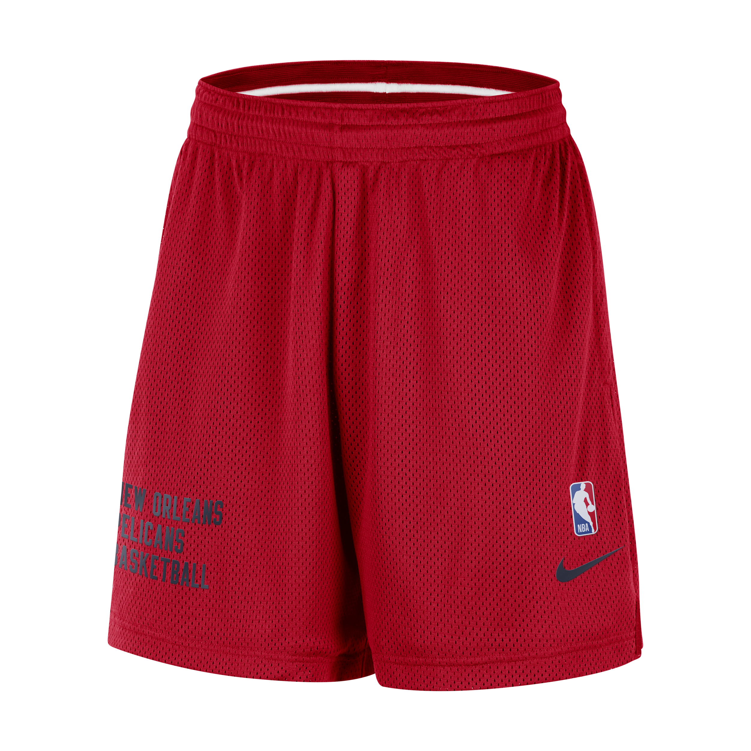 Shop Nike New Orleans Pelicans  Men's Nba Mesh Shorts In Red
