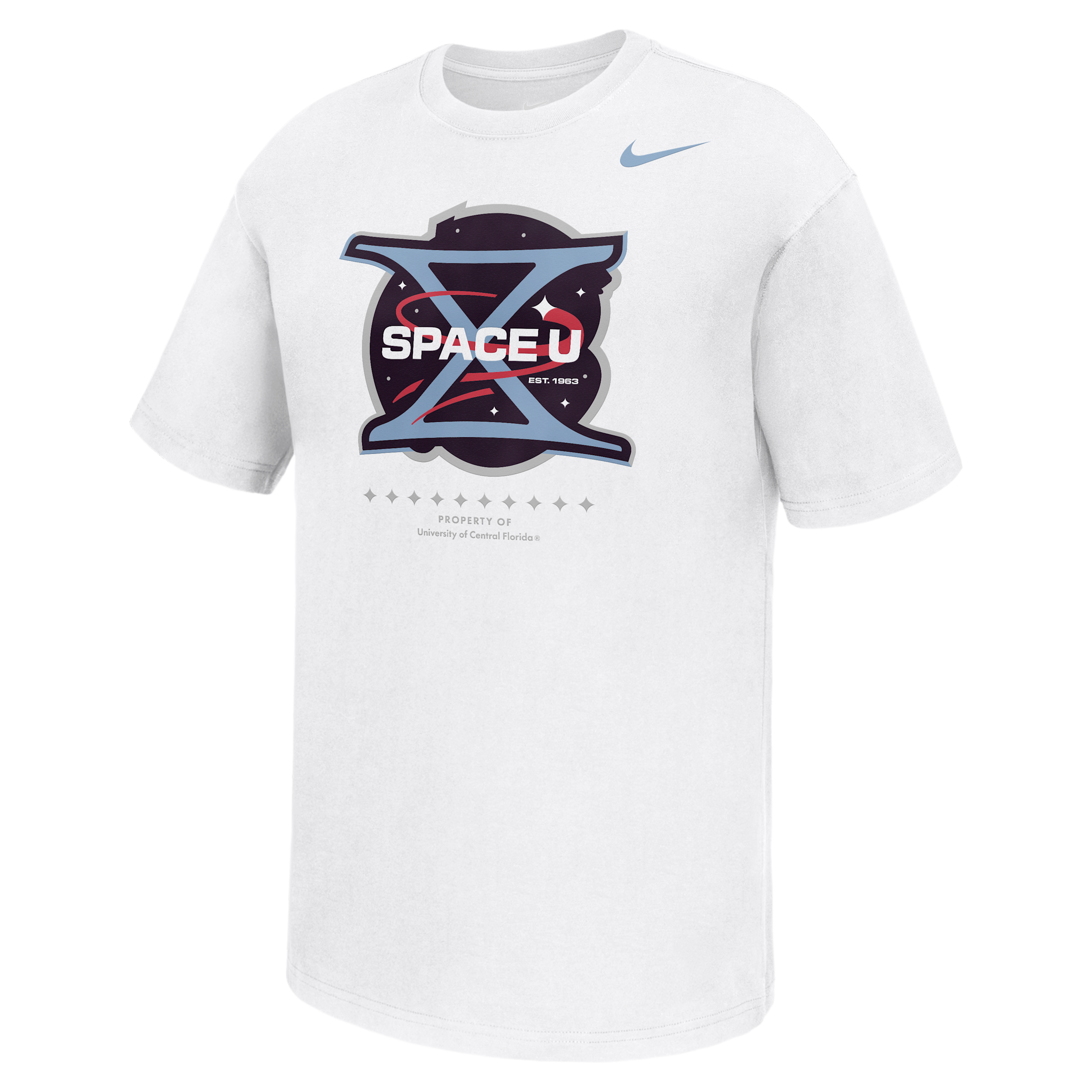 UCF Space Game Nike Men's College T-Shirt in White | M11766P450UCFL-WHT