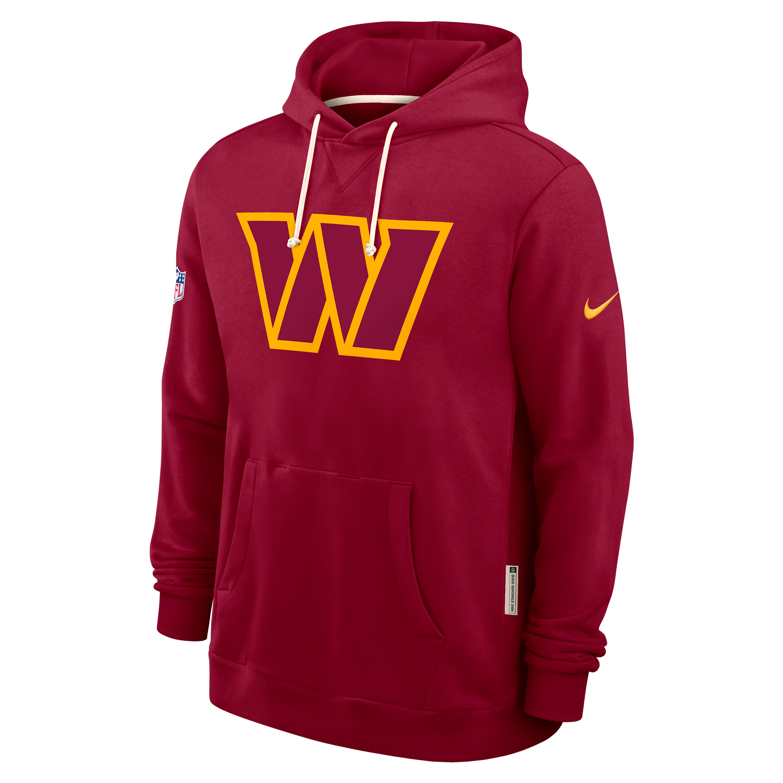 Nike Burgundy Washington Commanders Sideline Standard Issue Initial Home Dri-fit Hoodie In Red