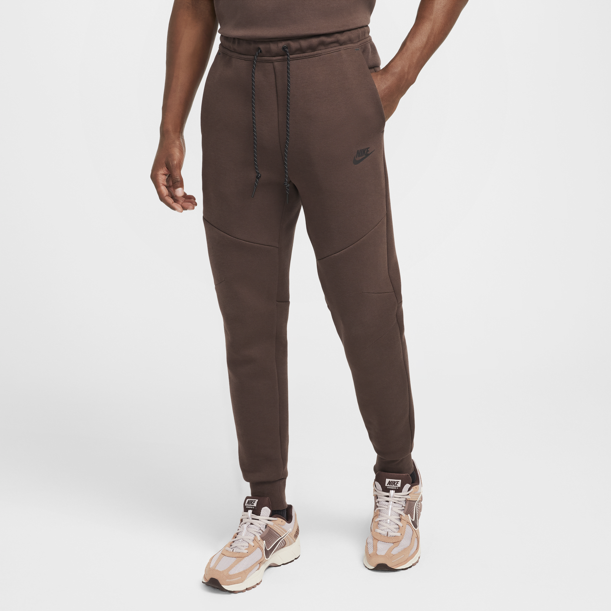 Nike Men's Tech Fleece Jogger Pants In Brown