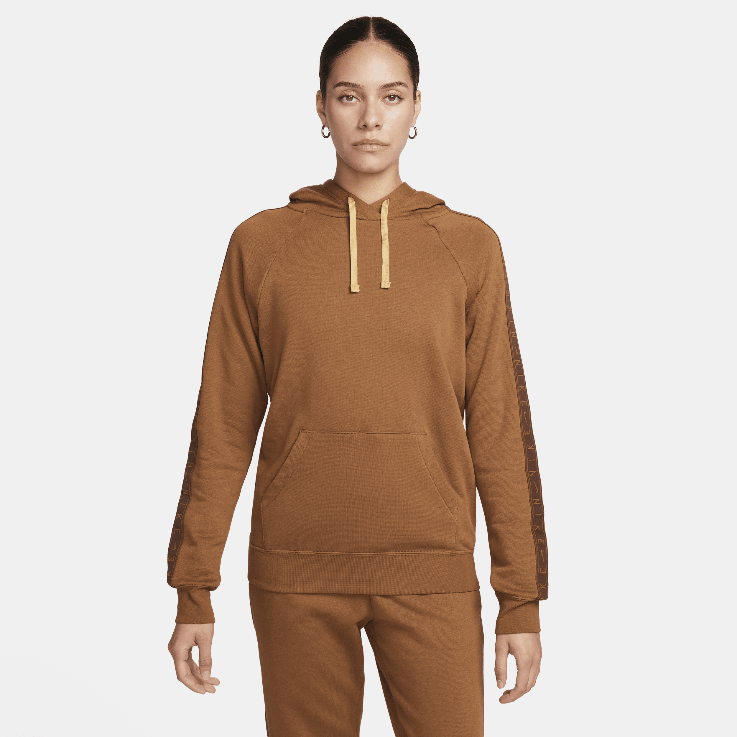 Nike Women's  Sportswear Essential Fleece Hoodie In Brown