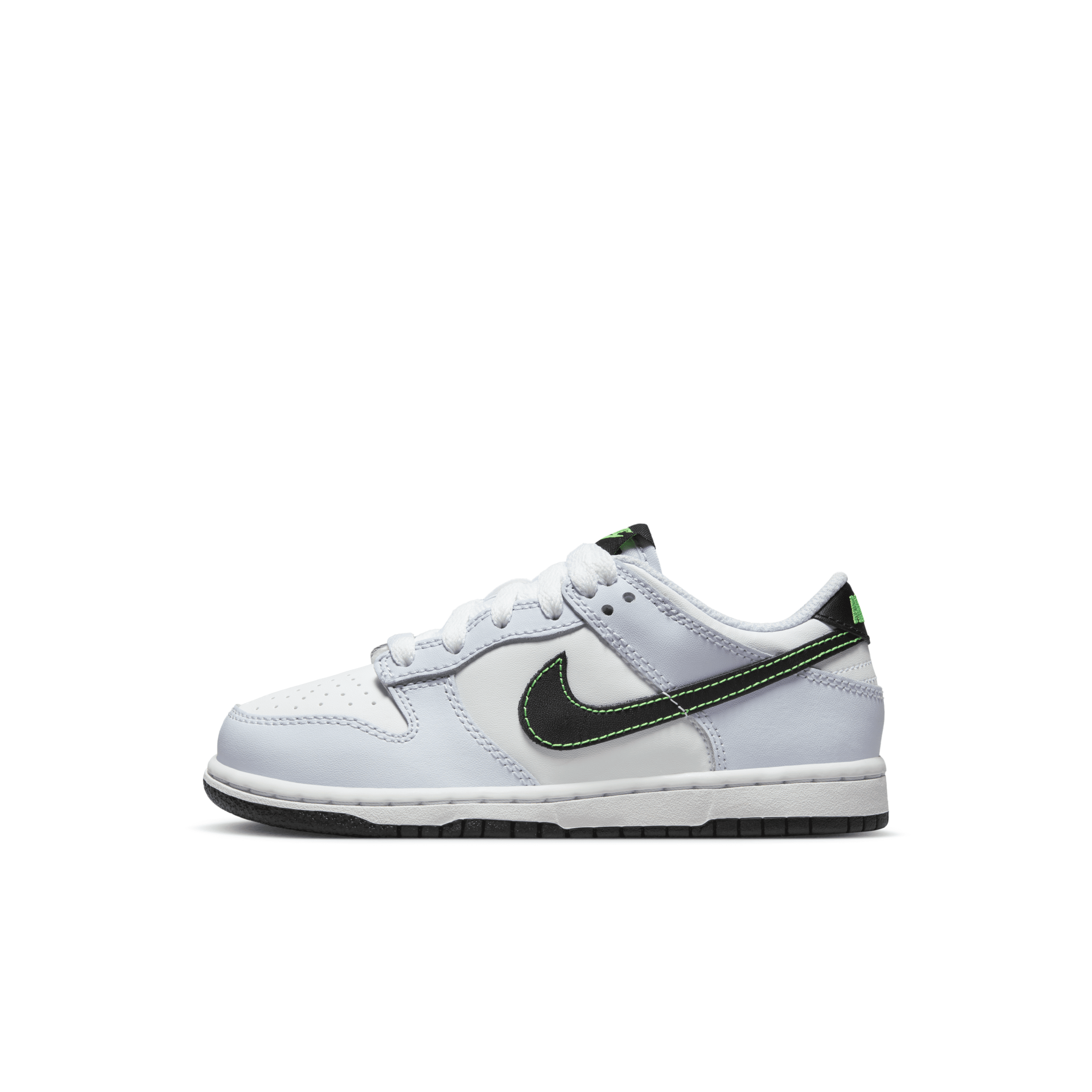 Shop Nike Dunk Low Little Kids' Shoes In White