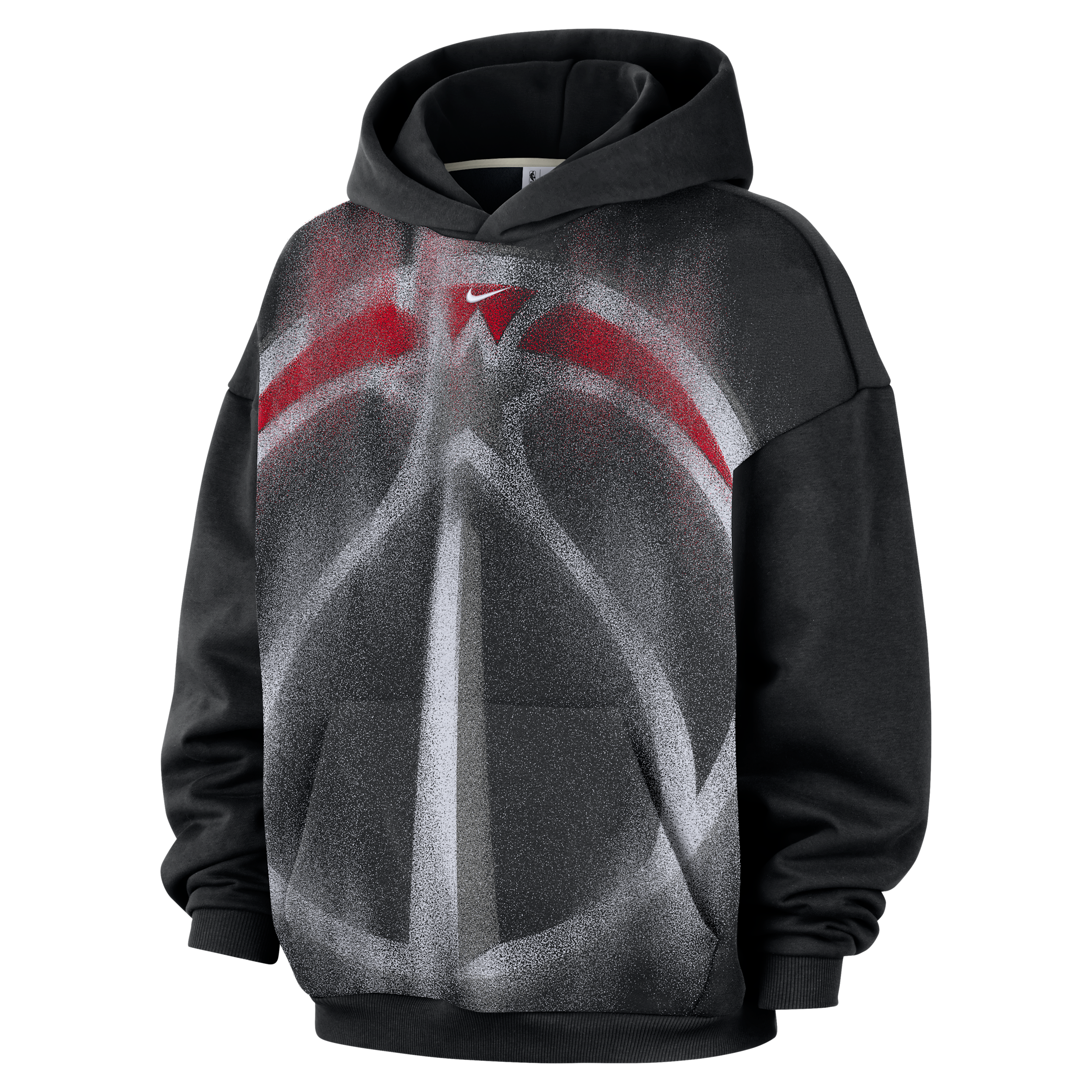 Washington Wizards Standard Issue Nike Men's NBA Fleece Basketball Hoodie in Black | IQ2624-010