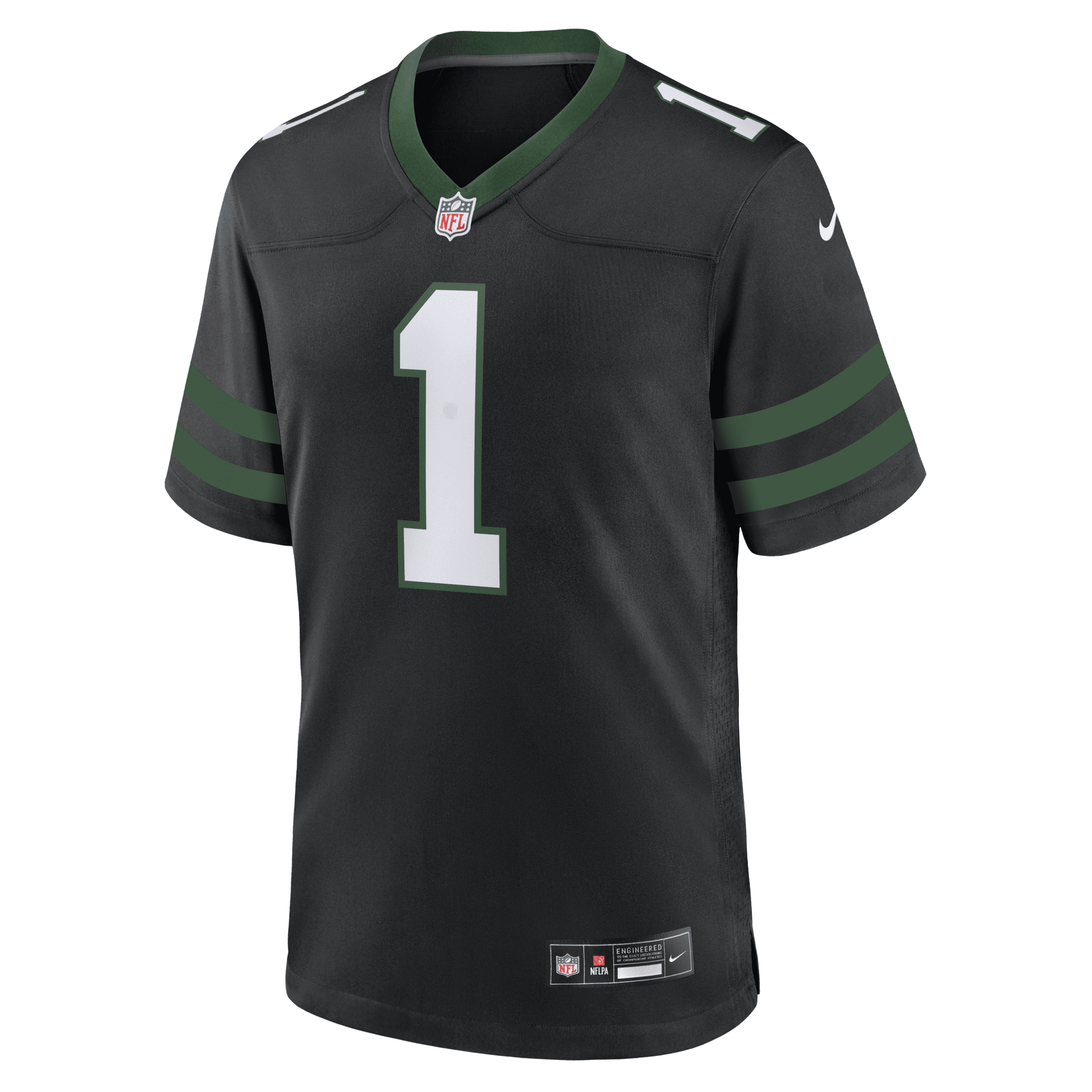 Nike Ahmad Sauce Gardner Legacy Black New York Jets Alternate Vapor F.u.s.e. Elite Jersey In Black