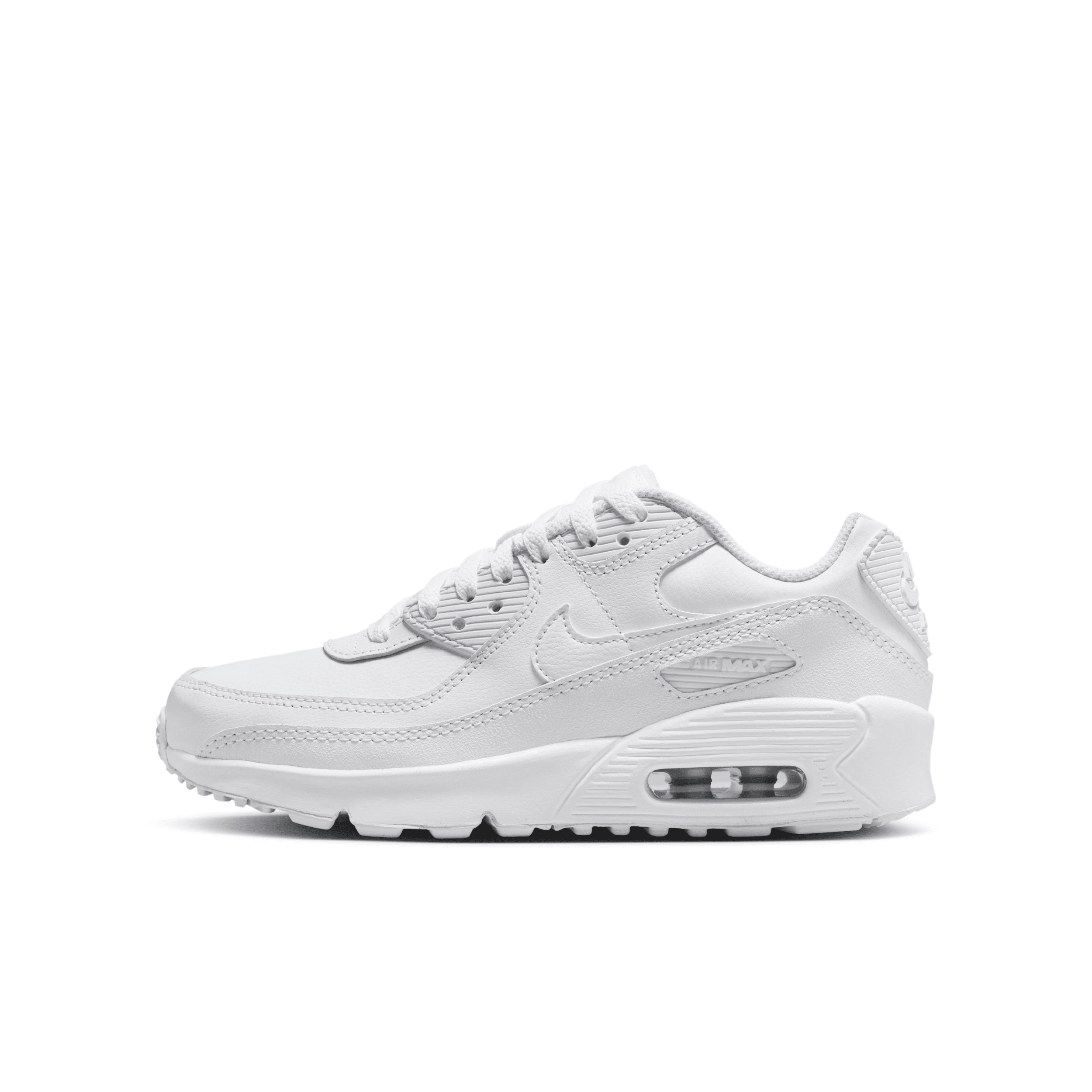 Nike Air Max 90 Ltr Big Kidsâ Shoes In White