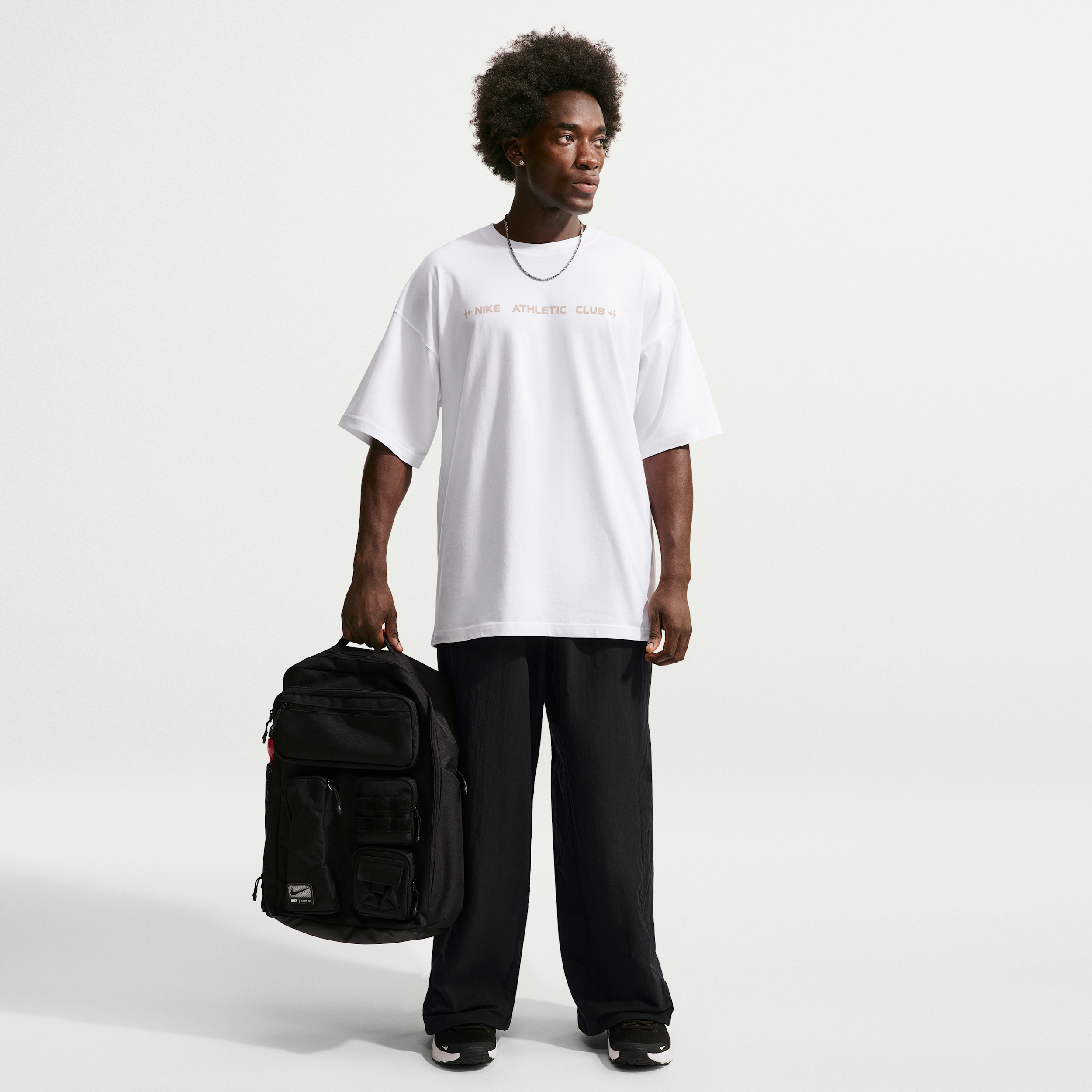 Nike Men's N.A.C. Dri-FIT Oversized Woven Pants in Black | IM5628-010