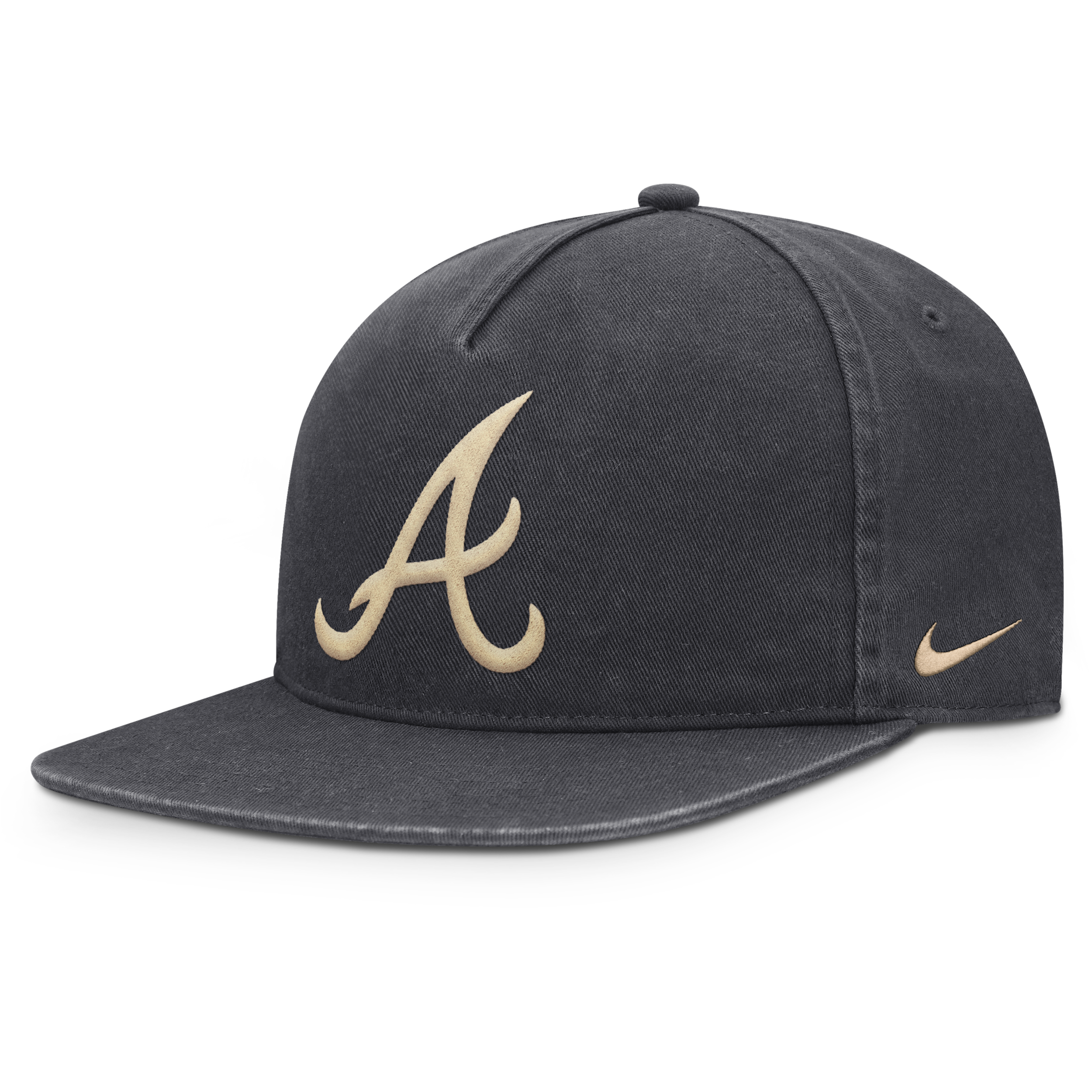 Nike Atlanta Braves Pro  Men's Mlb Adjustable Hat In Gray