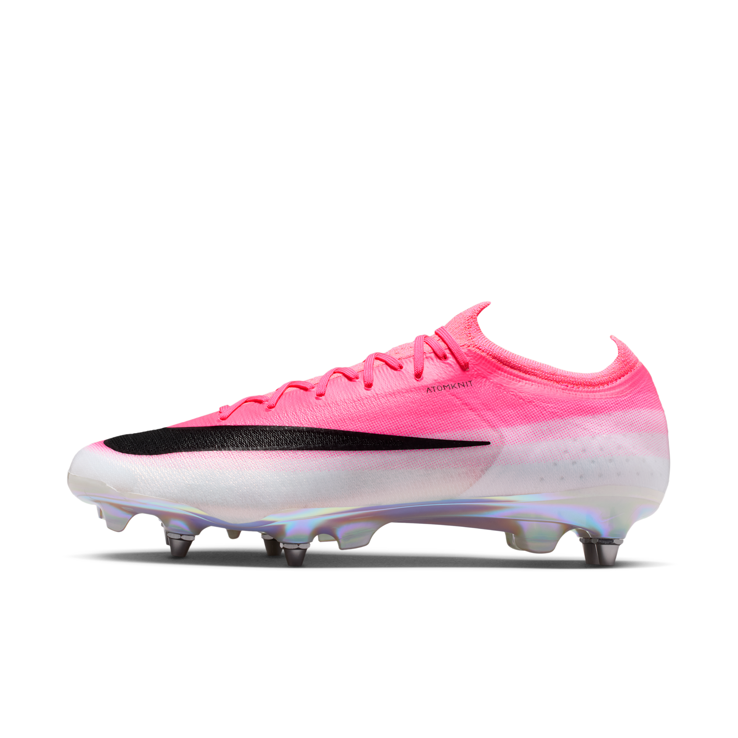Nike Men's Mercurial Vapor 17 Elite Soft-Ground Low-Top Soccer Cleats in Pink | IM5807-901