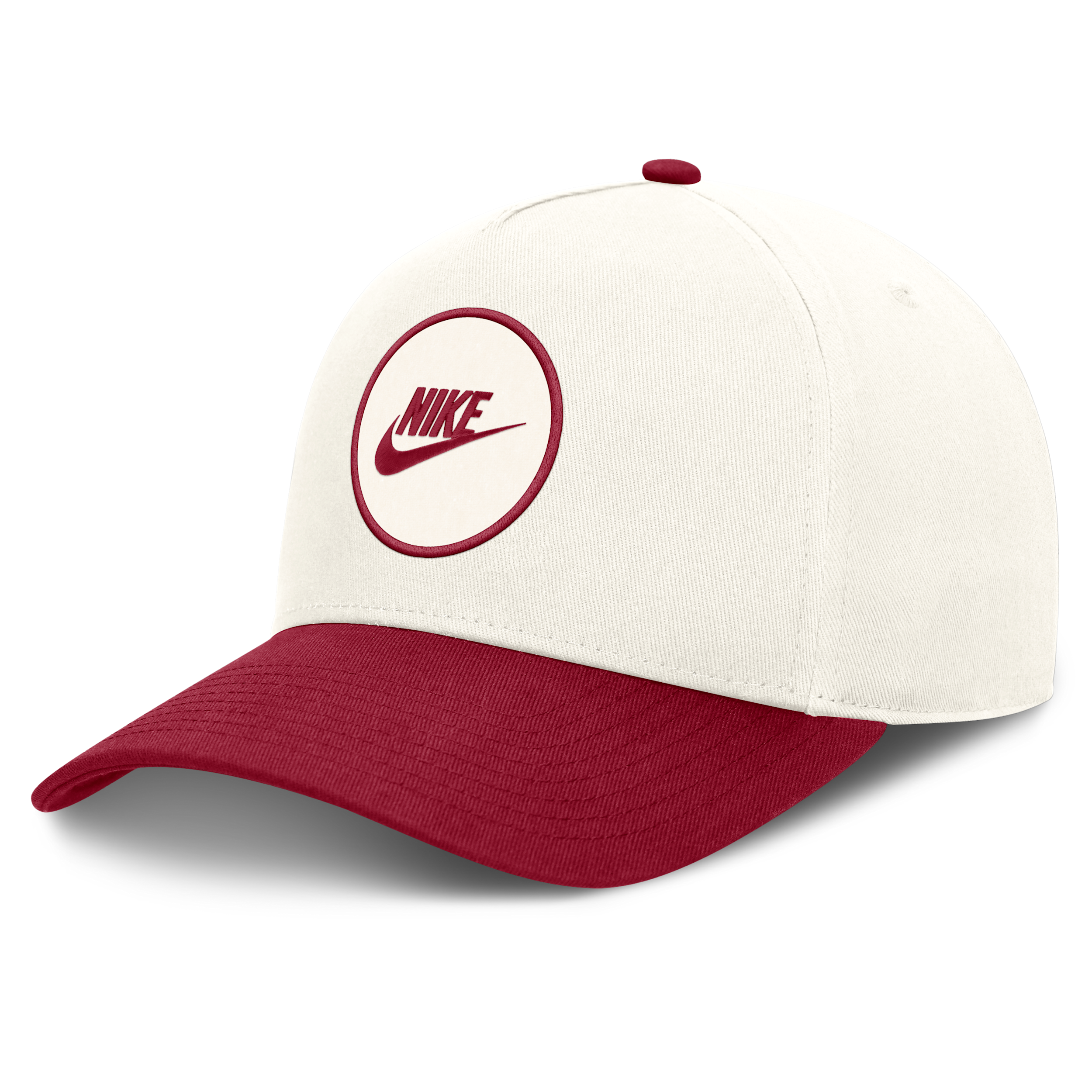 Alabama Rise Nike Unisex Dri-FIT College A-Frame Adjustable Hat in White | NC2B0L2VABV-DF4