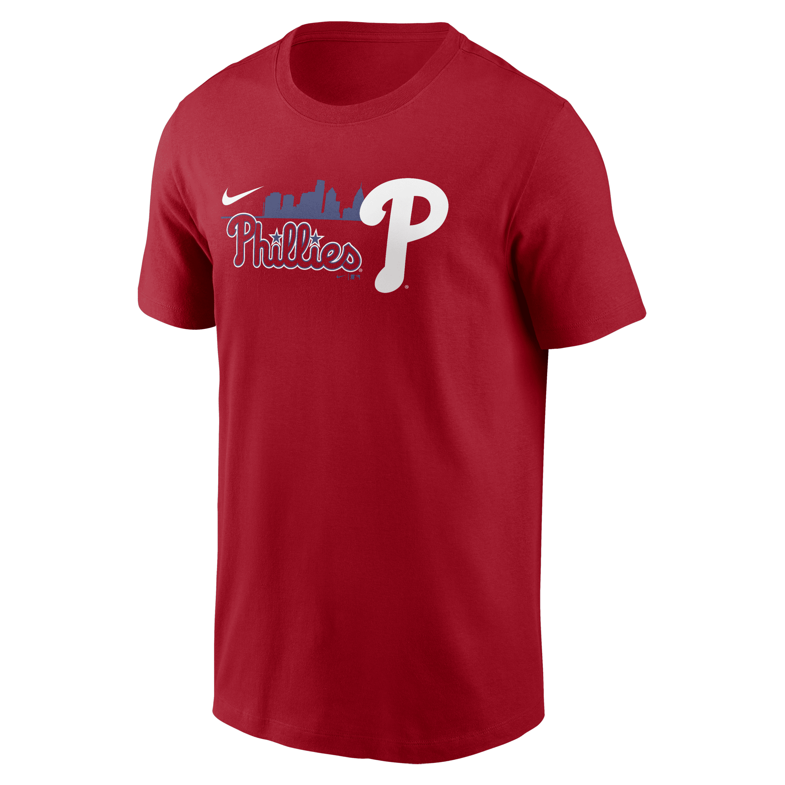 Nike Red Philadelphia Phillies Local Team Skyline T-shirt In Red