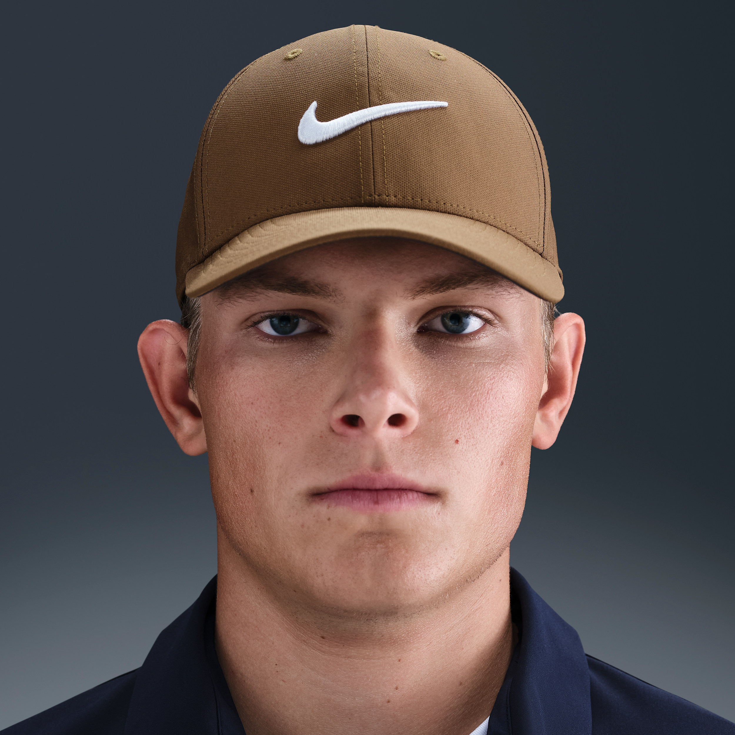 Nike Unisex Dri-fit Club Structured Swoosh Cap In Brown
