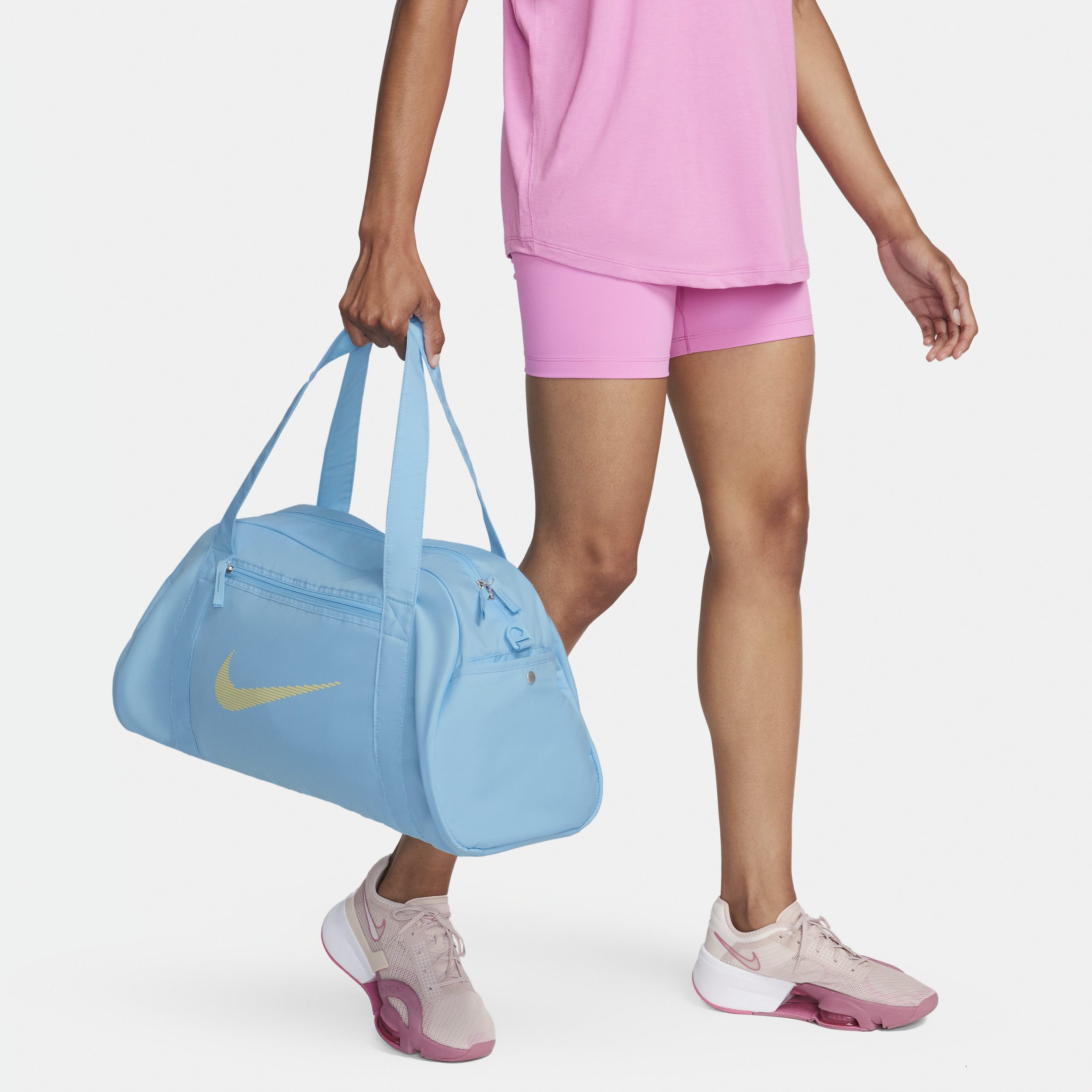 Shop Nike Women's Gym Club Duffel Bag (24l) In Blue