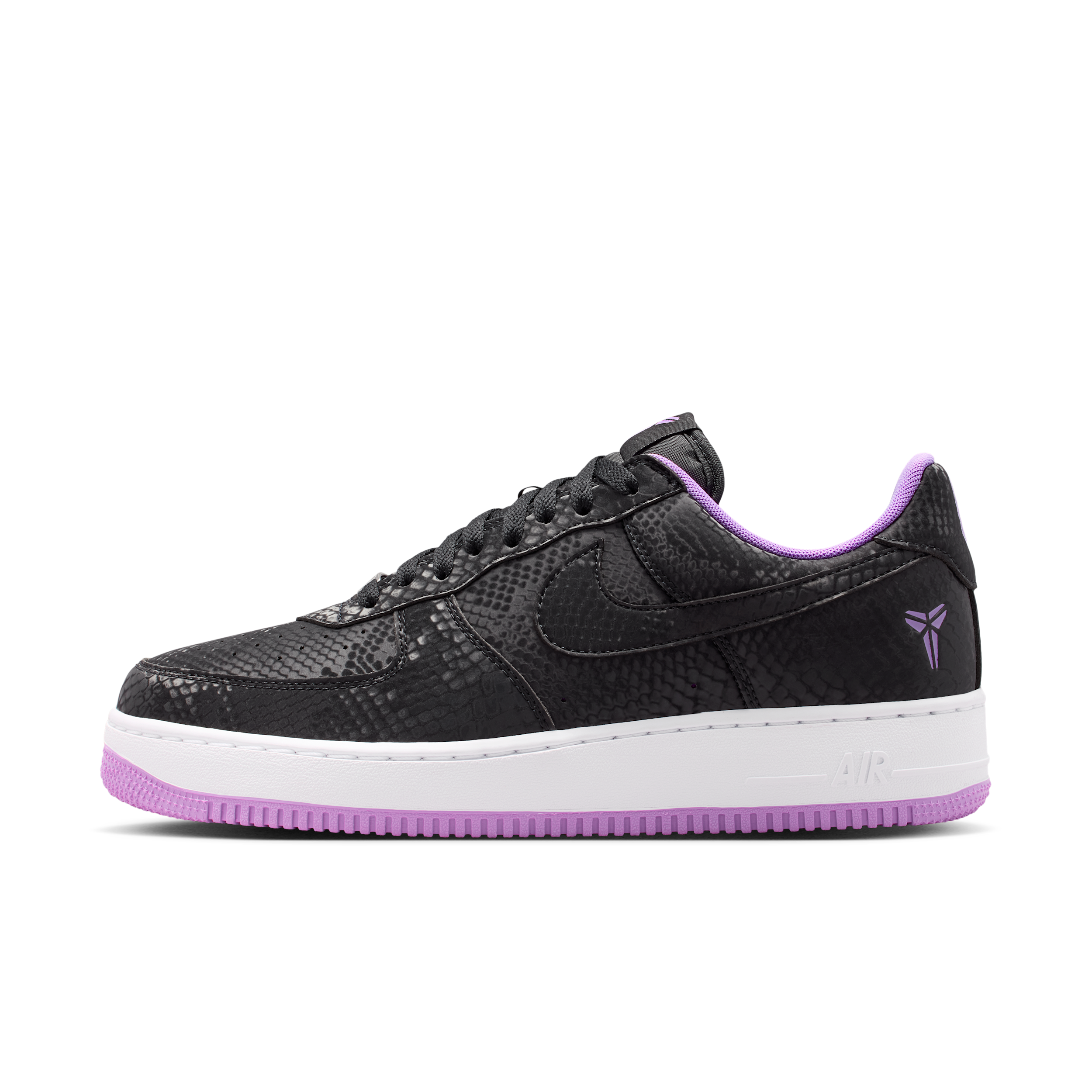 Nike Men's Kobe Air Force 1 Low Shoes in Black | IB0018-007