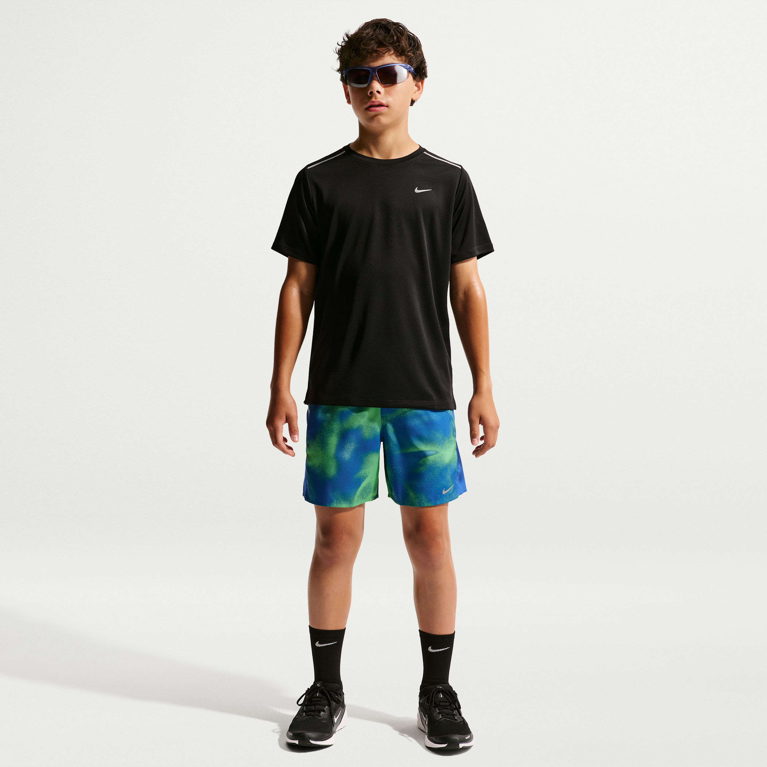 Nike Kids' Dri-FIT Miler Short, Medium, Game Royal/Game Royal