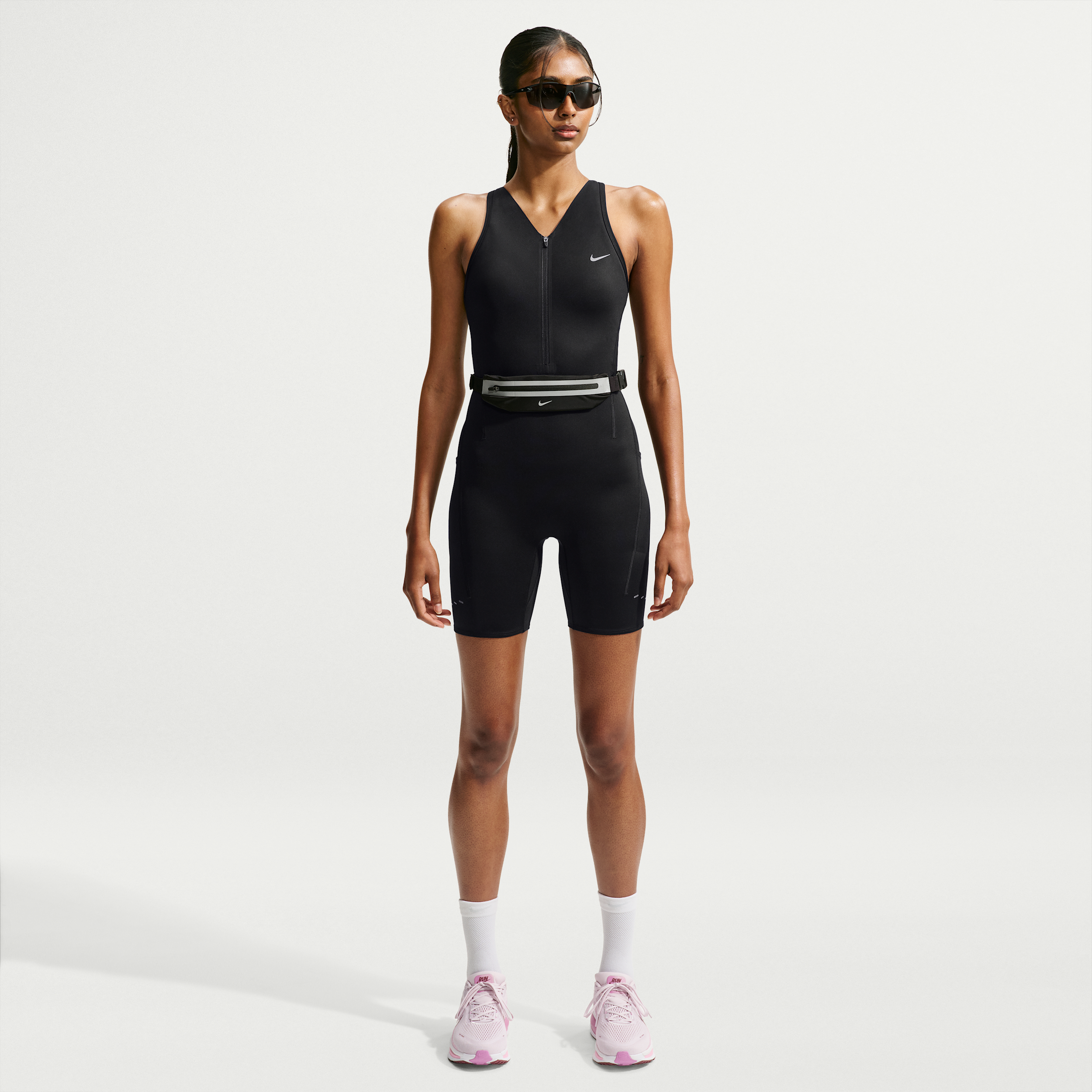 Nike Women's Swift Dri-FIT Running Bodysuit in Black | IM7573-010
