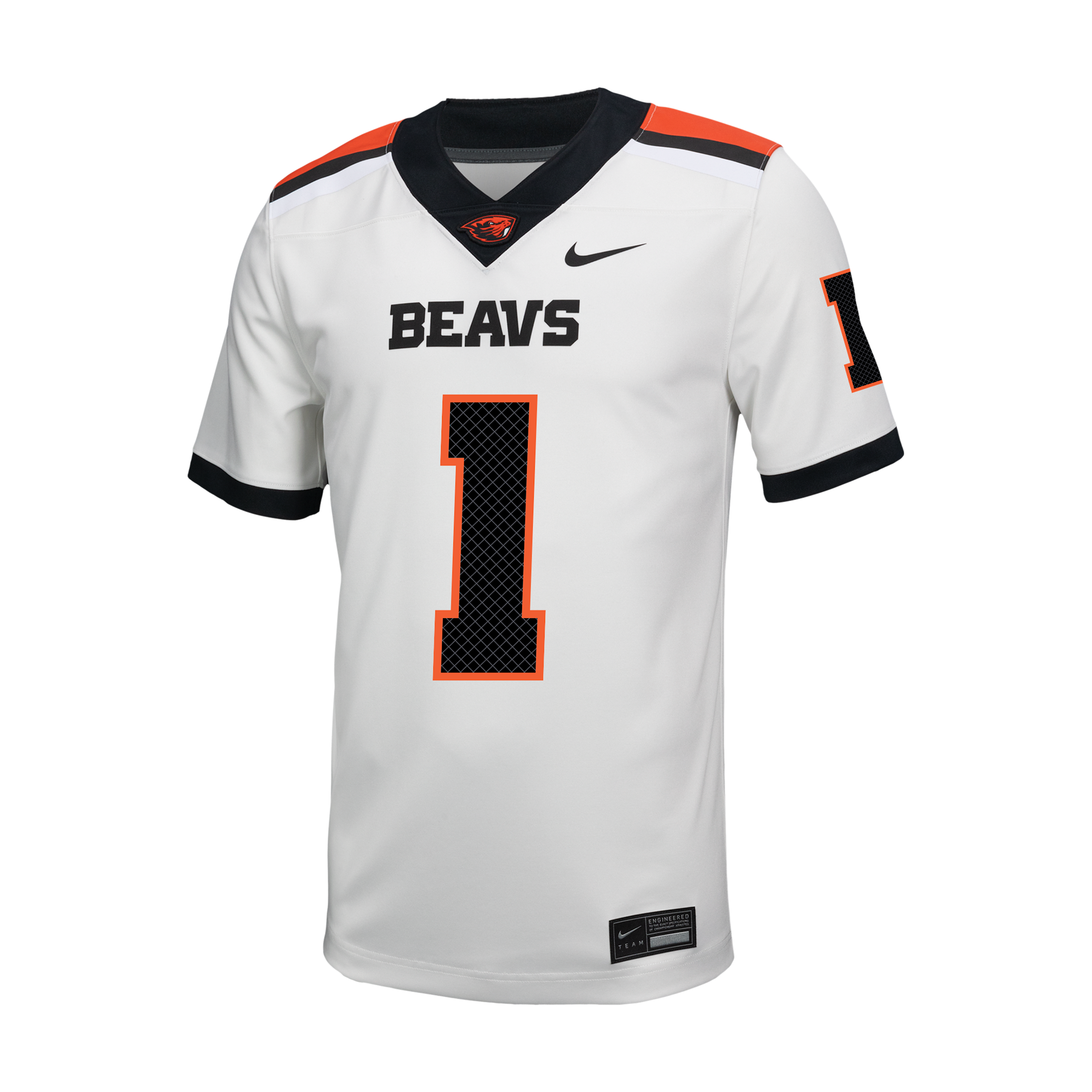 Oregon State Nike Men's College Untouchable Game Jersey in White | P31811J372ORST-WHT